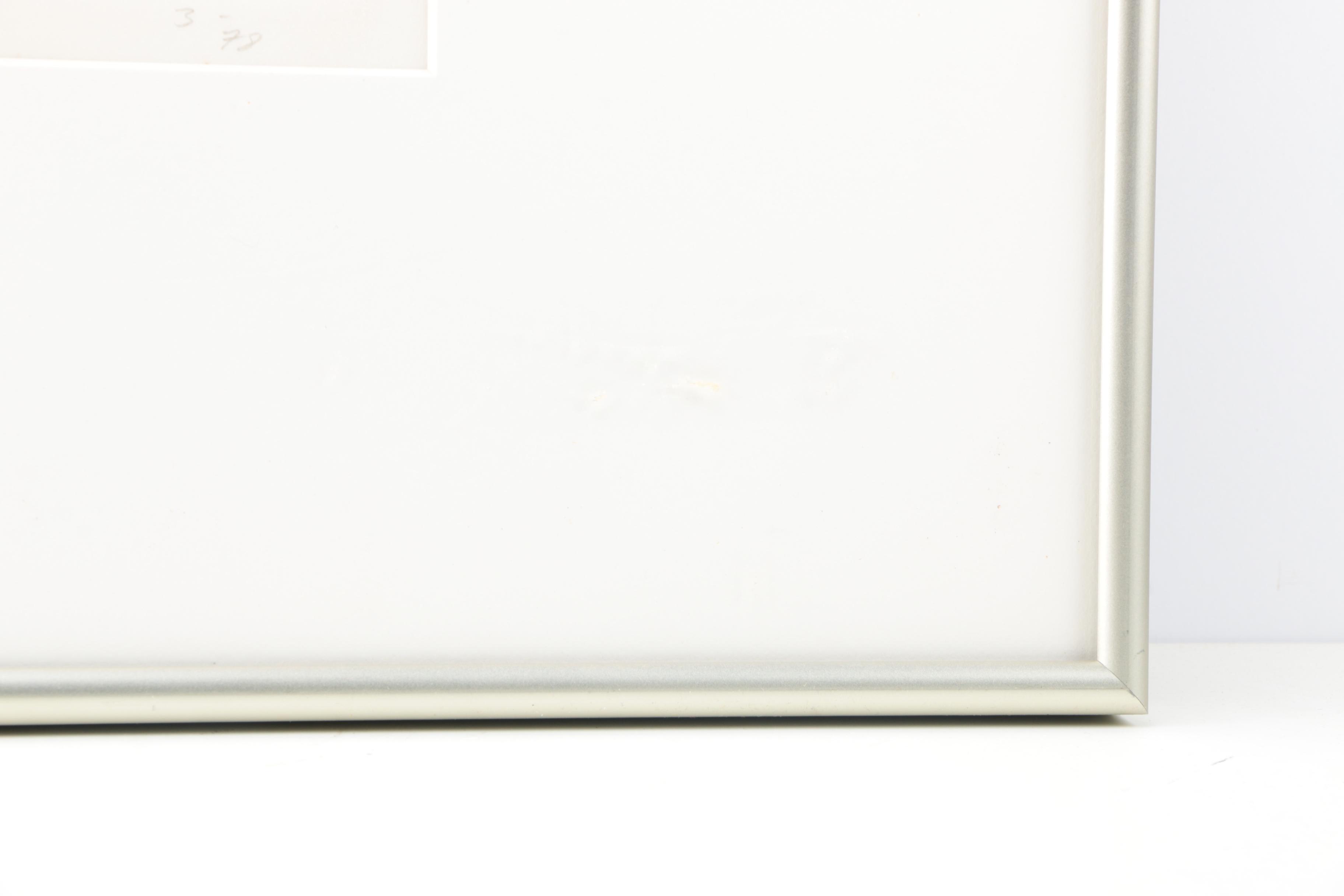 Signed Aquatint Etching with Collagraphy Elements on Paper