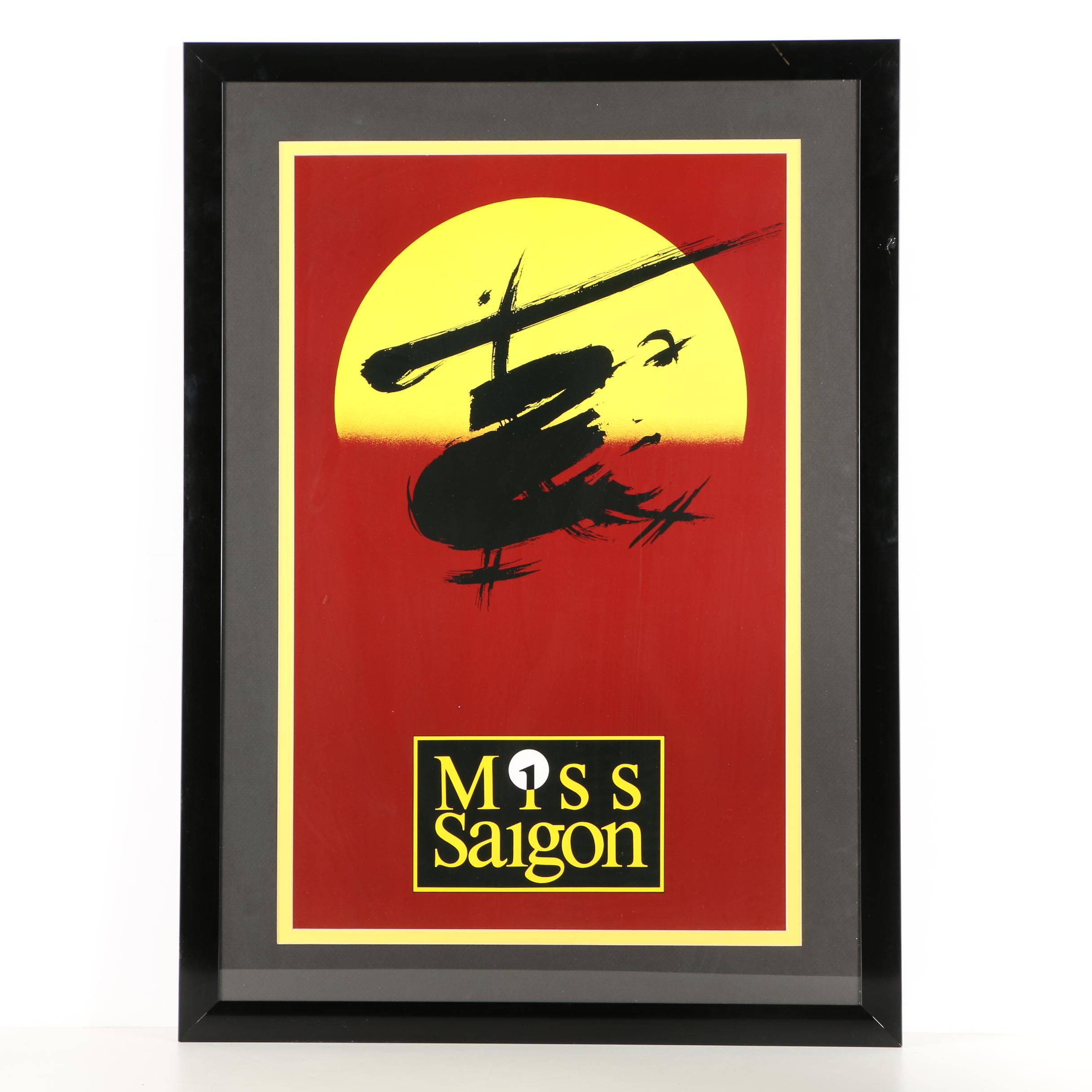 Offset Lithograph Poster "Miss Saigon"