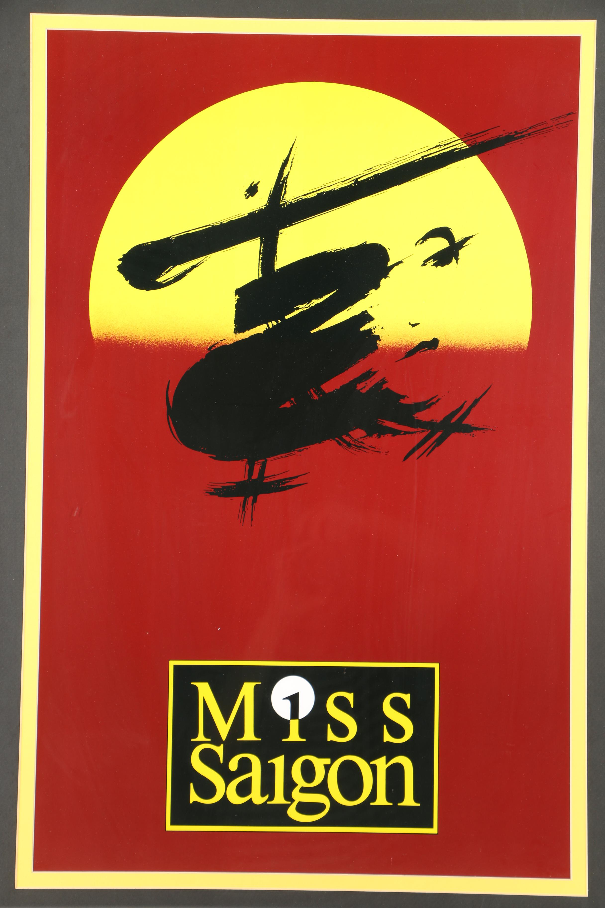 Offset Lithograph Poster "Miss Saigon"
