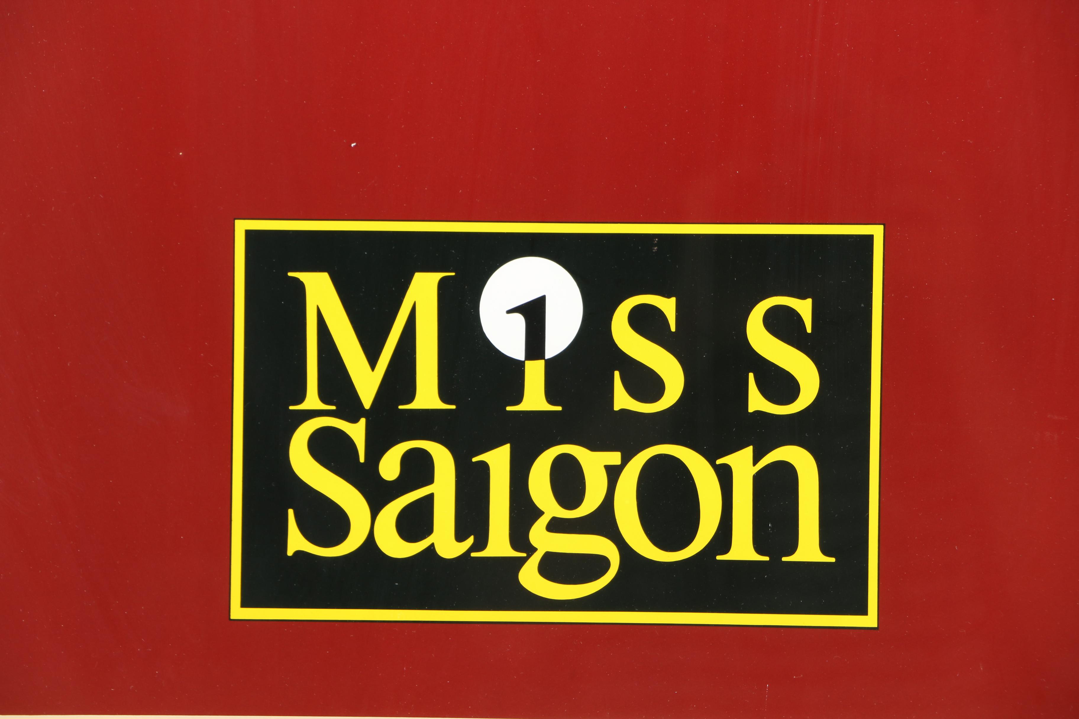 Offset Lithograph Poster "Miss Saigon"