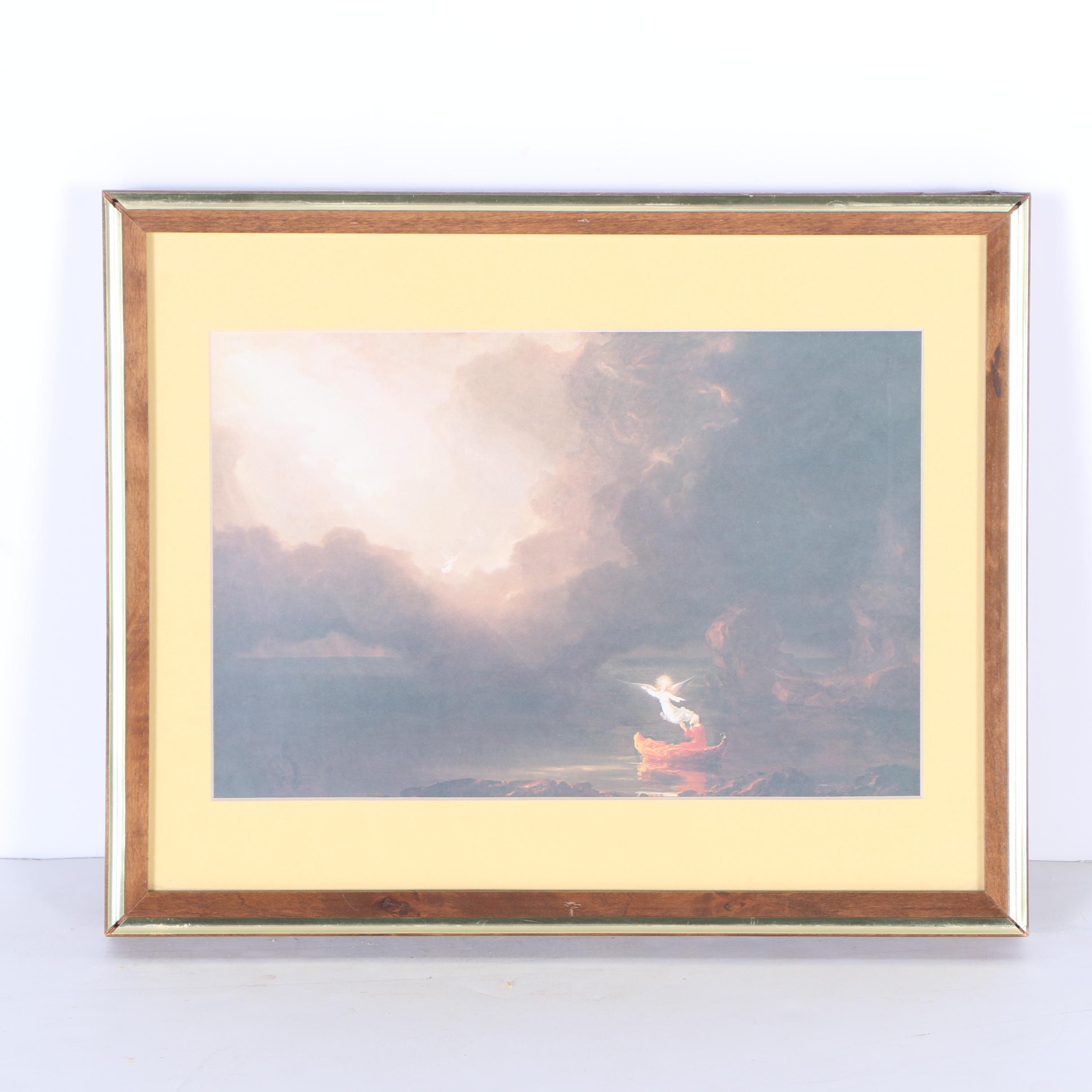 Offset Lithograph of "The Voyage of Life: Old Age" after Thomas Cole