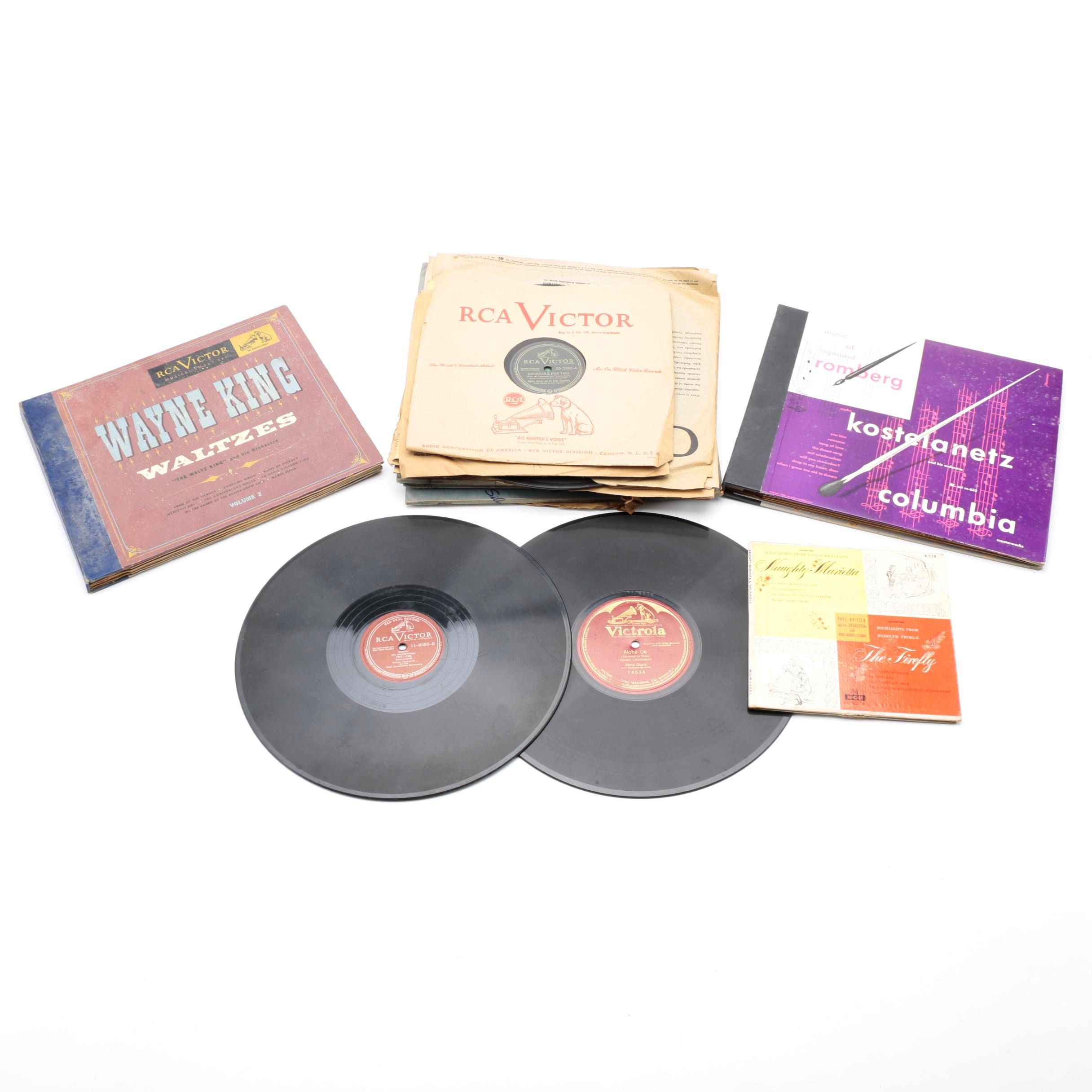 Wayne King, Easy Listening and Other 78 rpm Records