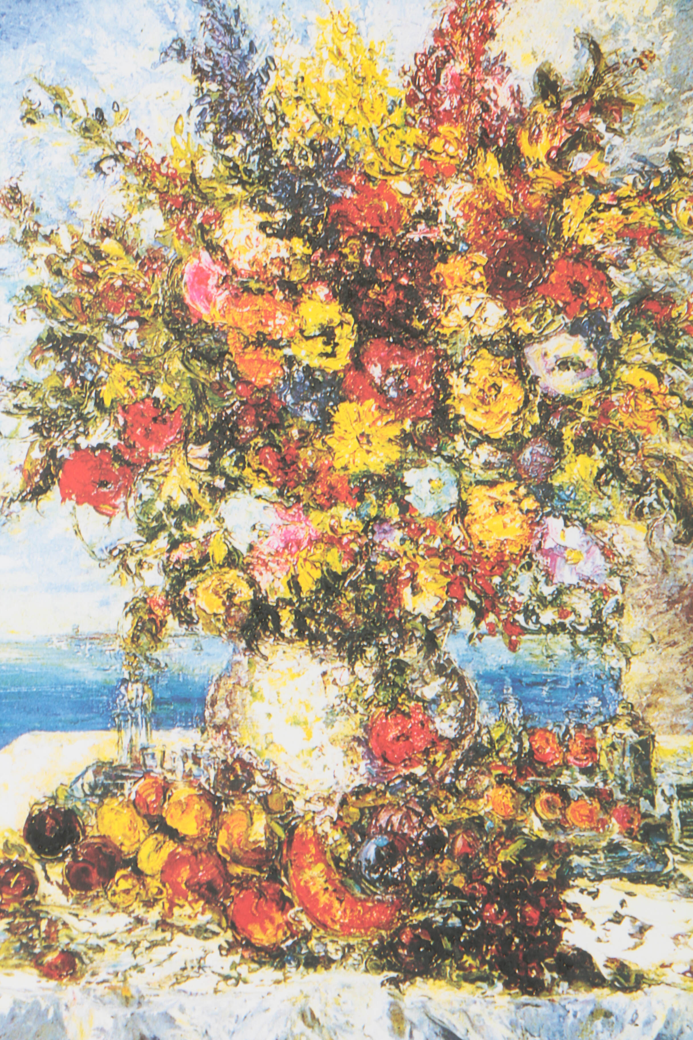 Duaiv Signed Artist's Proof Offset Lithograph on Paper "Flowers"