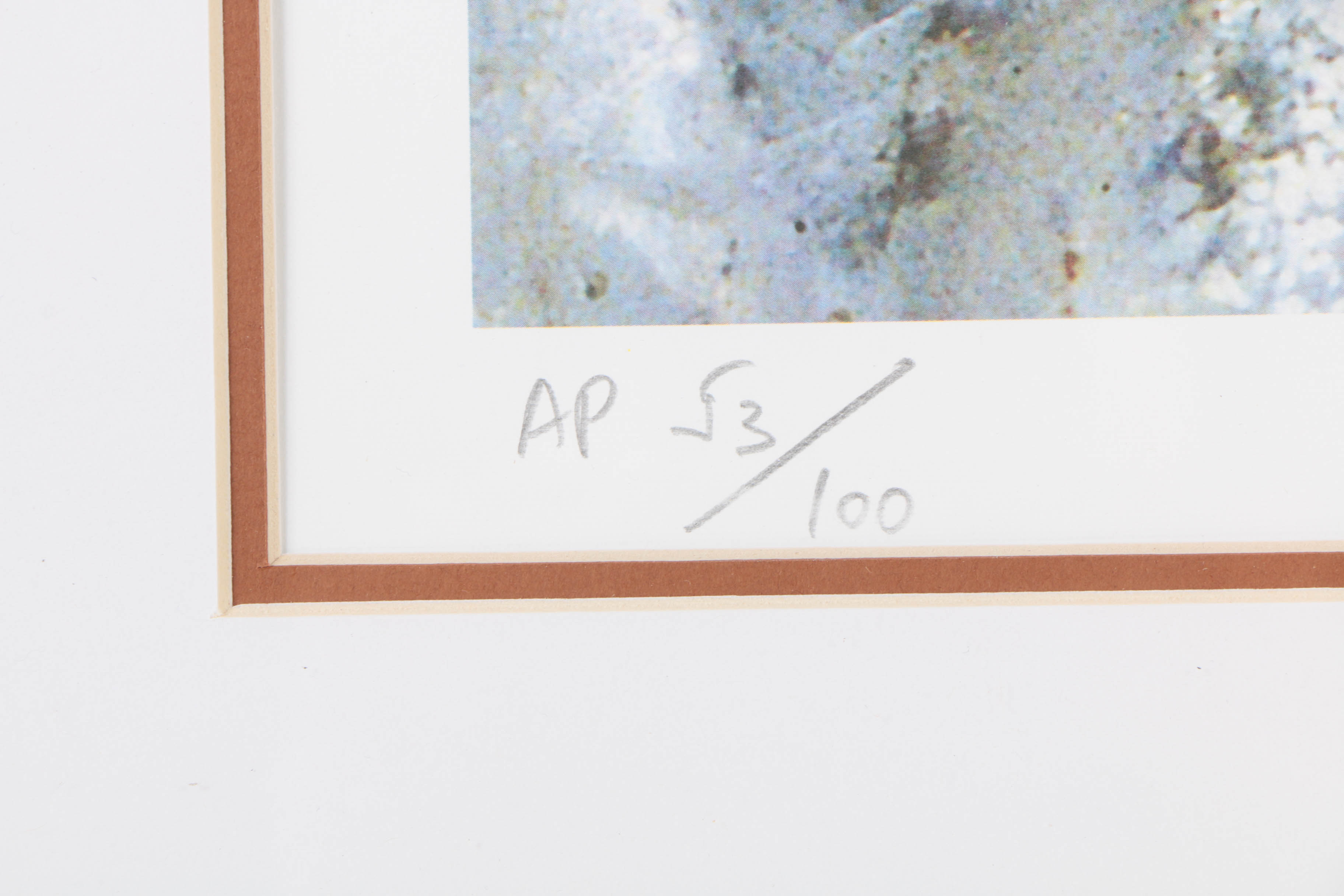 Duaiv Signed Artist's Proof Offset Lithograph on Paper "Flowers"