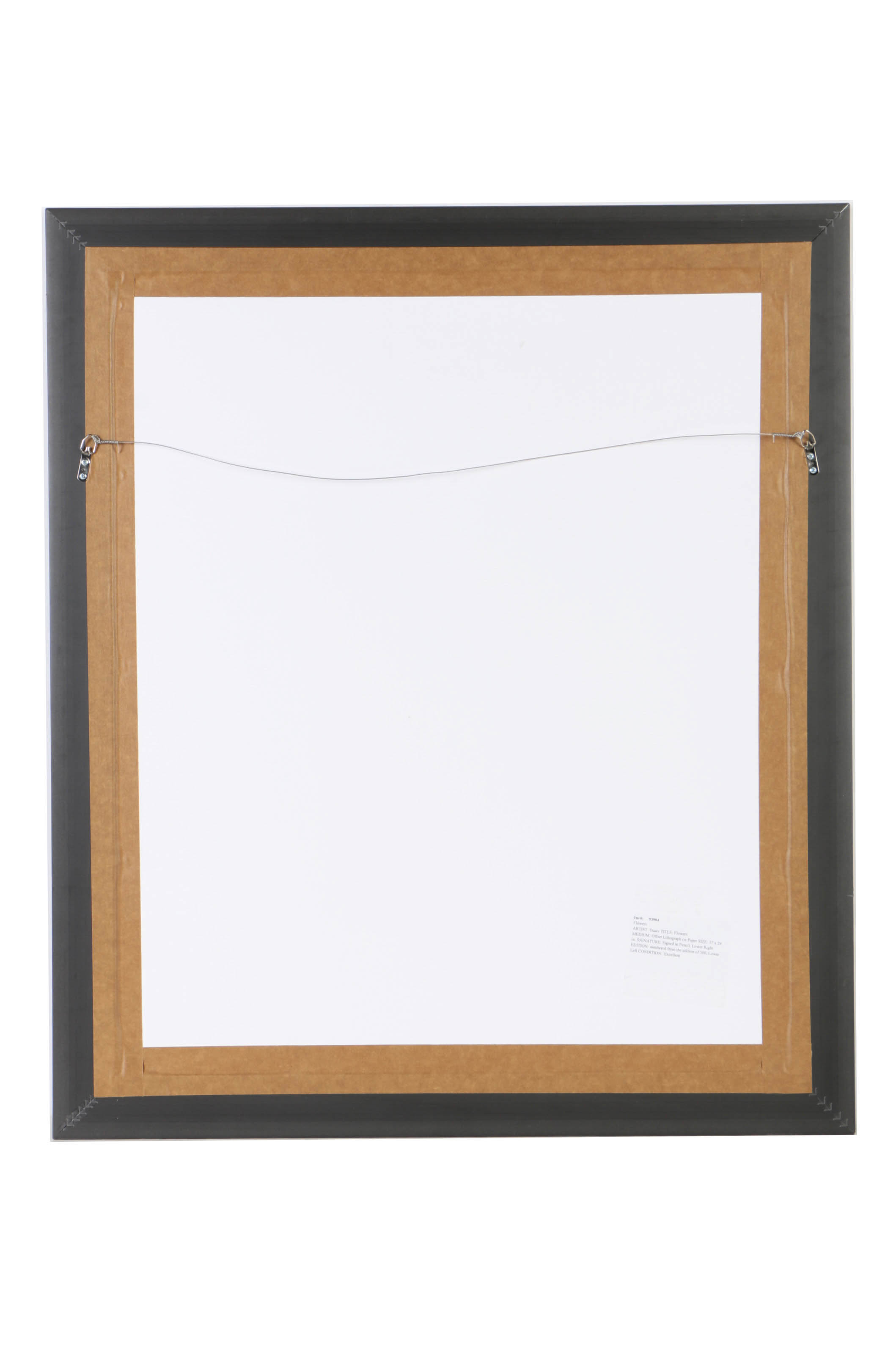 Duaiv Signed Artist's Proof Offset Lithograph on Paper "Flowers"