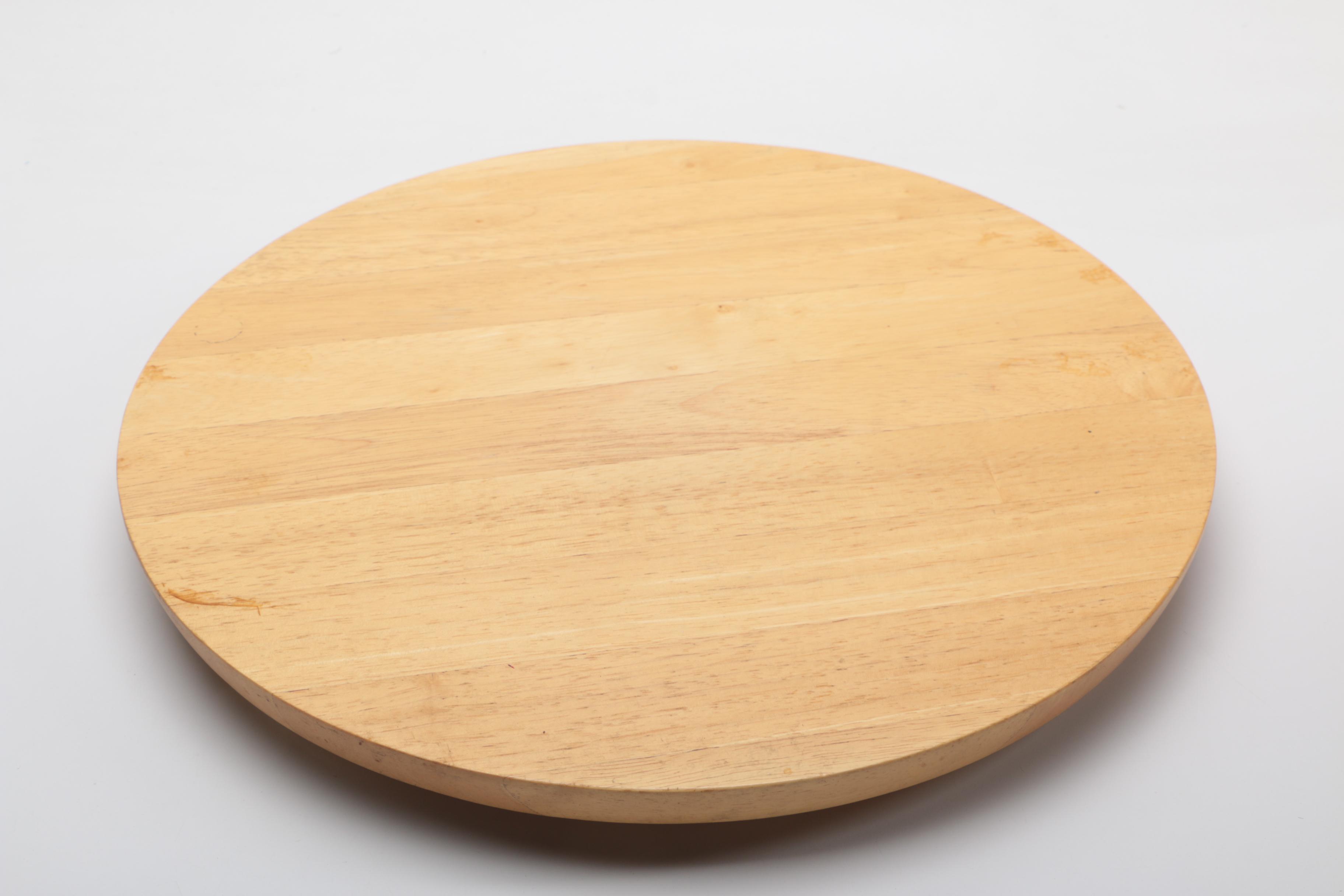 Glass and Wood Serving Ware