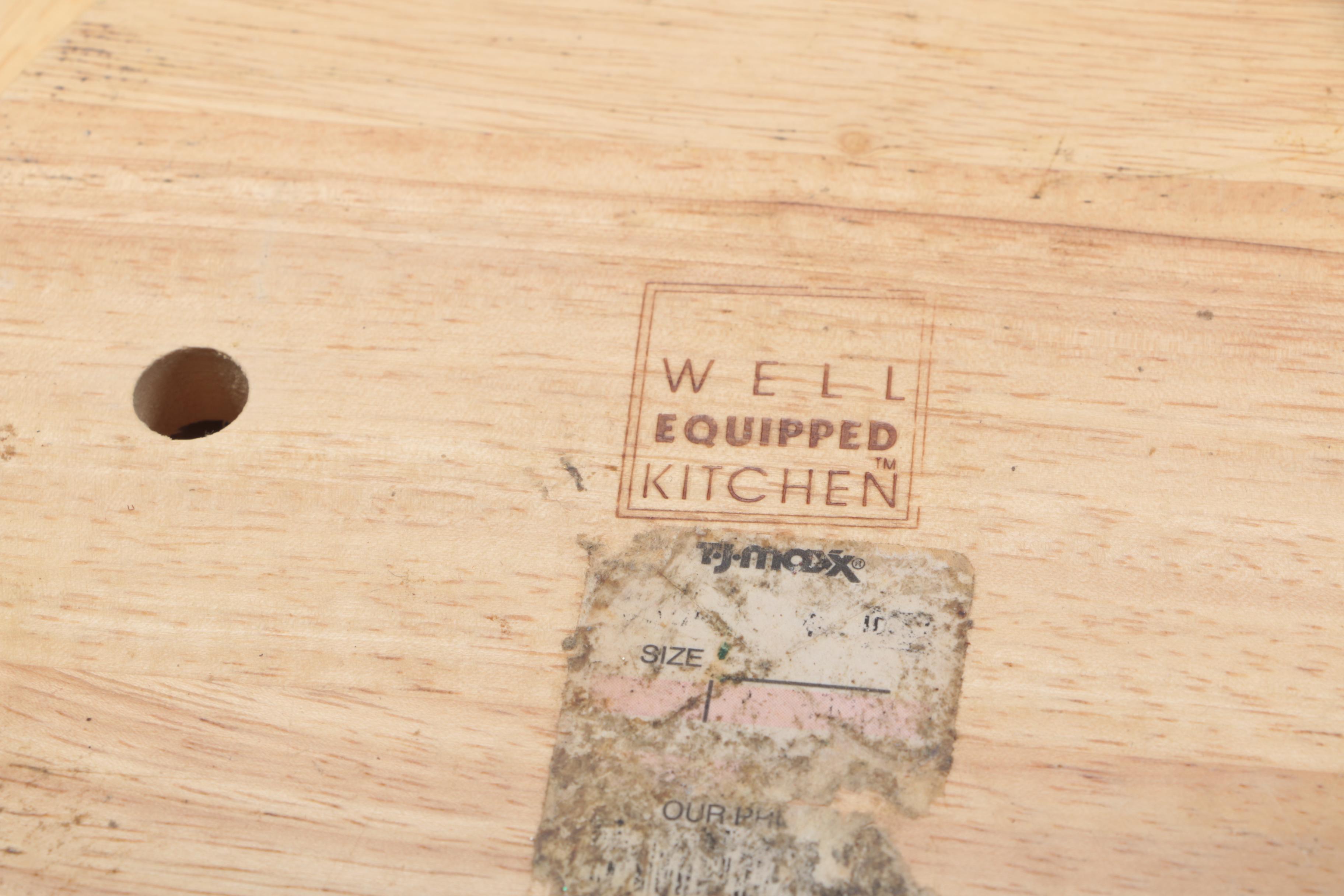 Glass and Wood Serving Ware