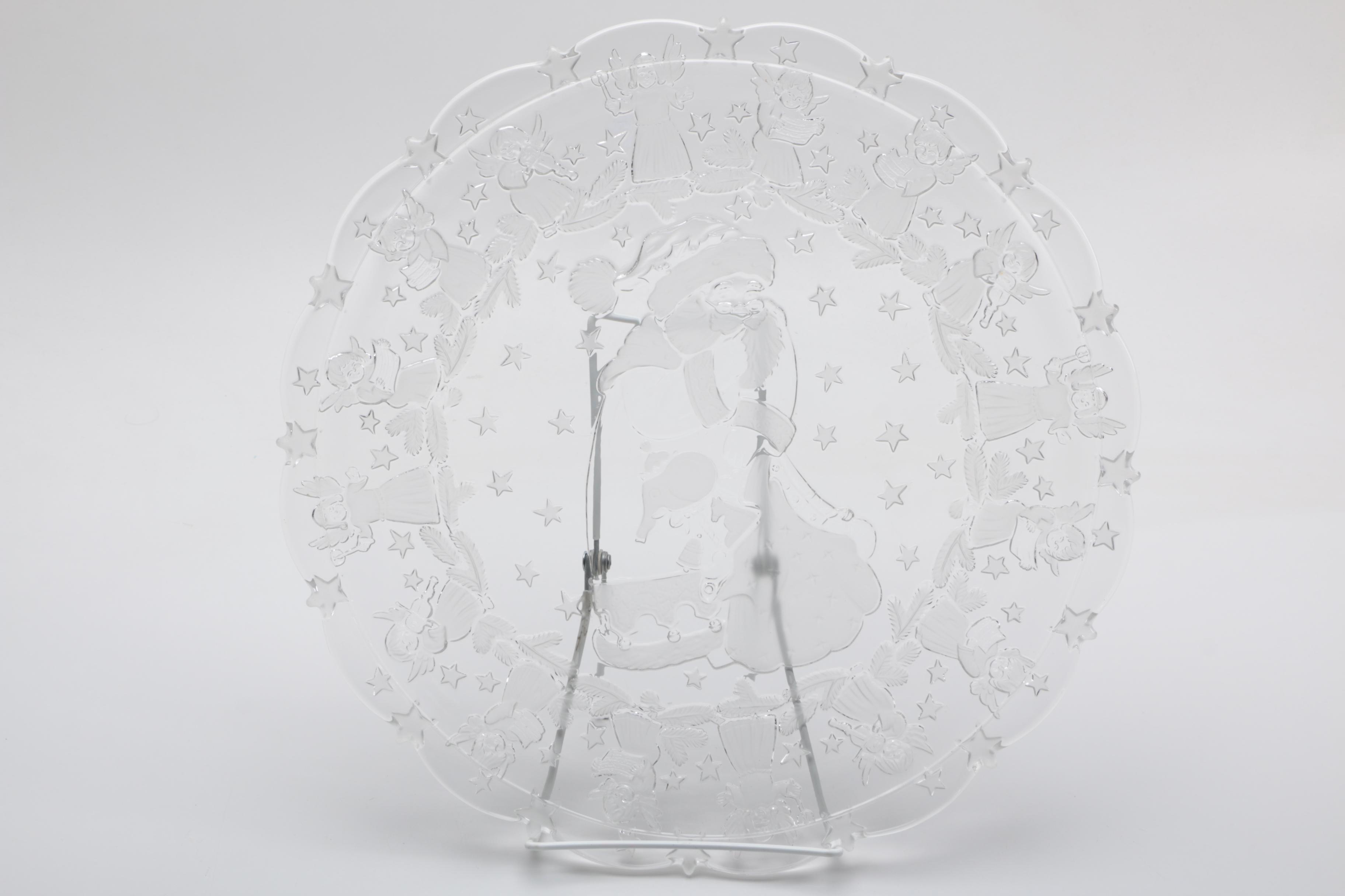 Glass and Wood Serving Ware