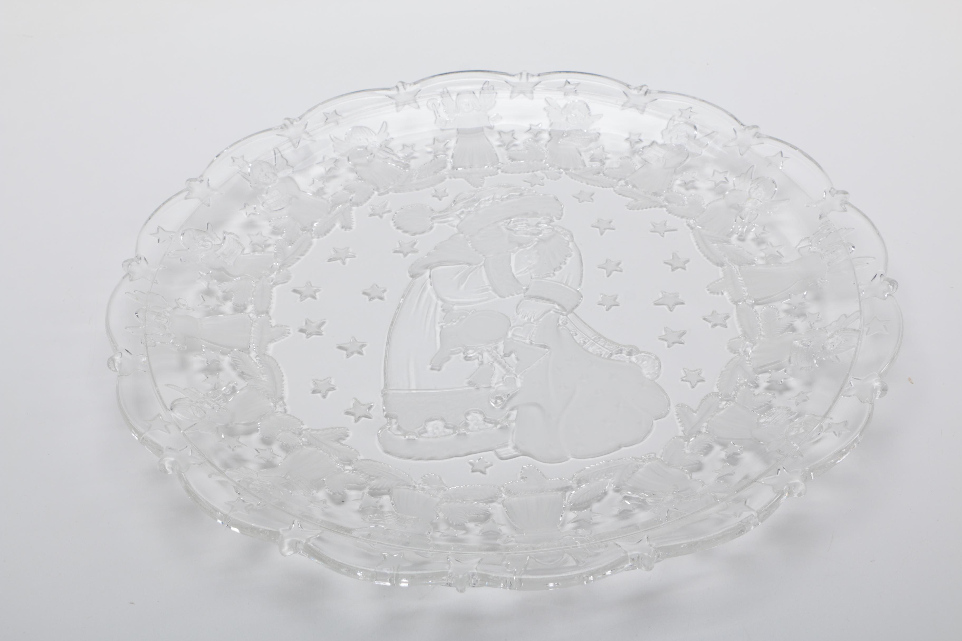 Glass and Wood Serving Ware