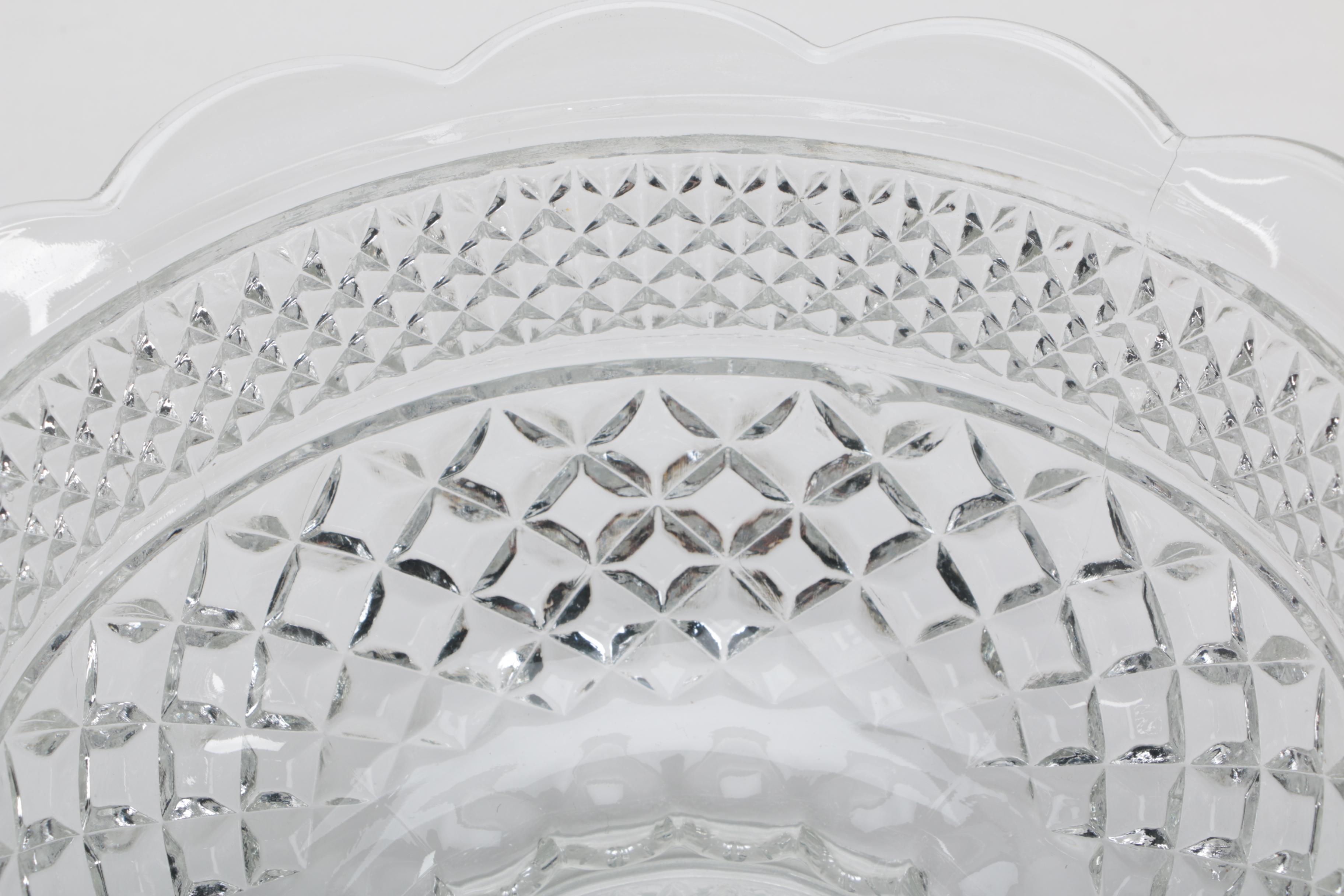 Glass and Wood Serving Ware