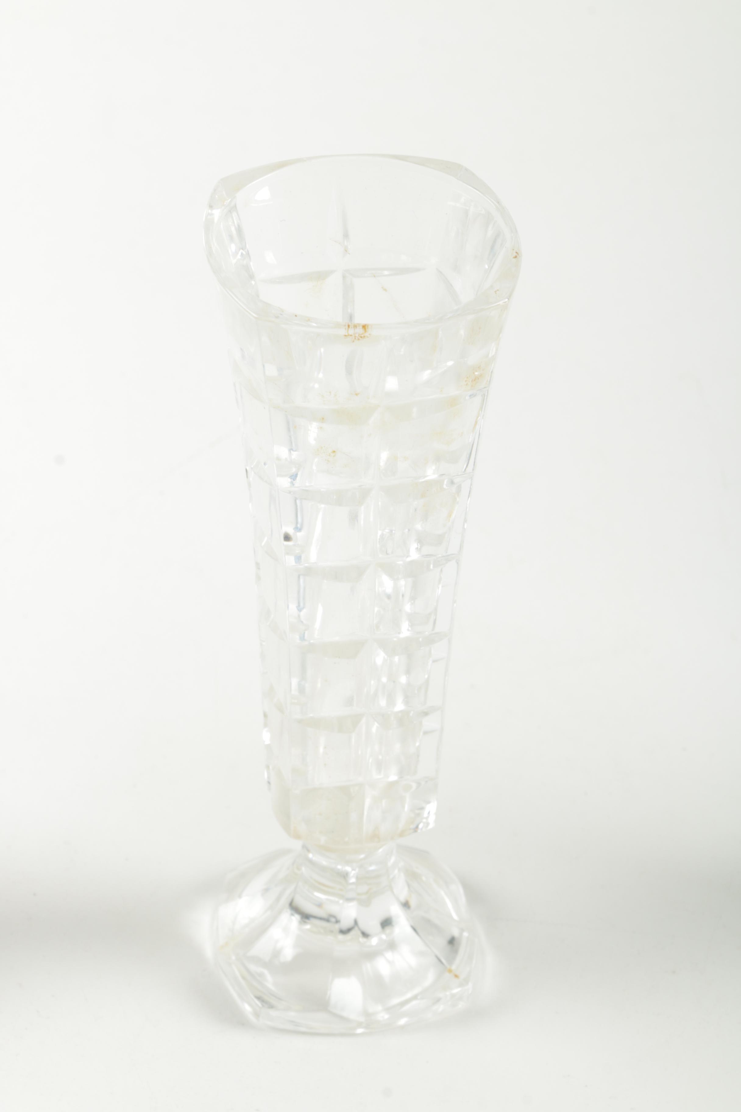 Assorted Clear Glass Vase Selection