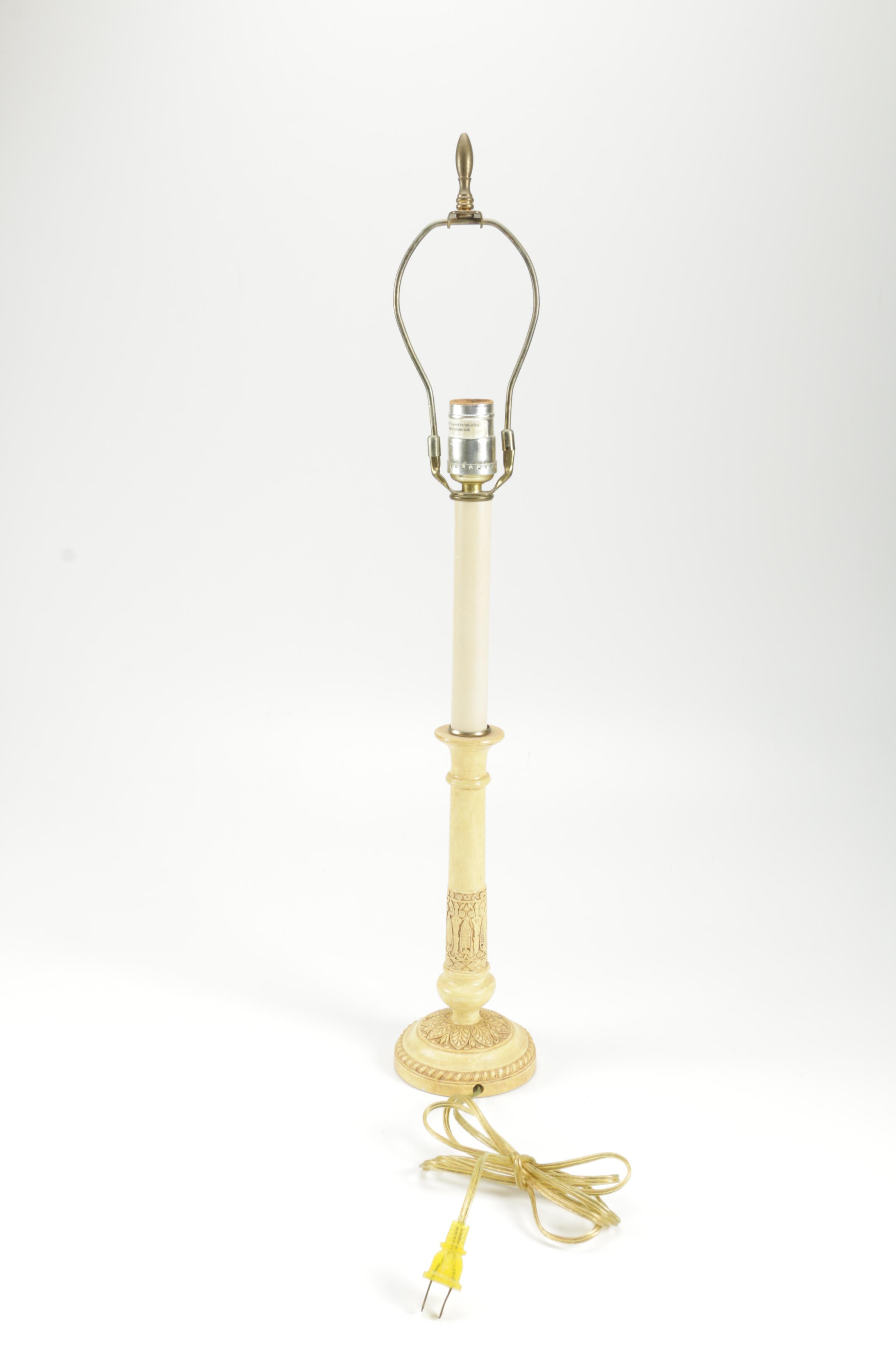 Candlestick Style Table Lamp