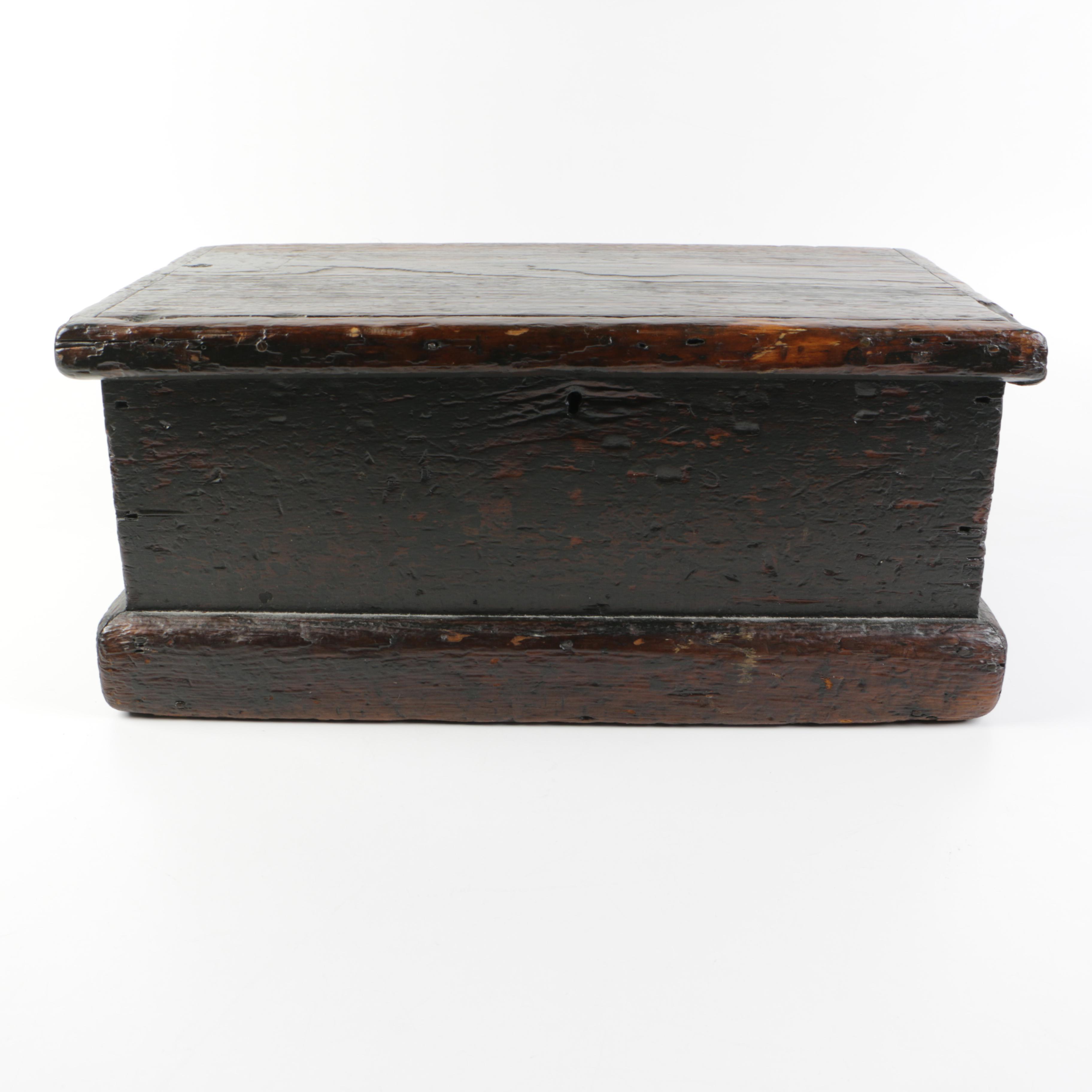 Painted Wooden Chest