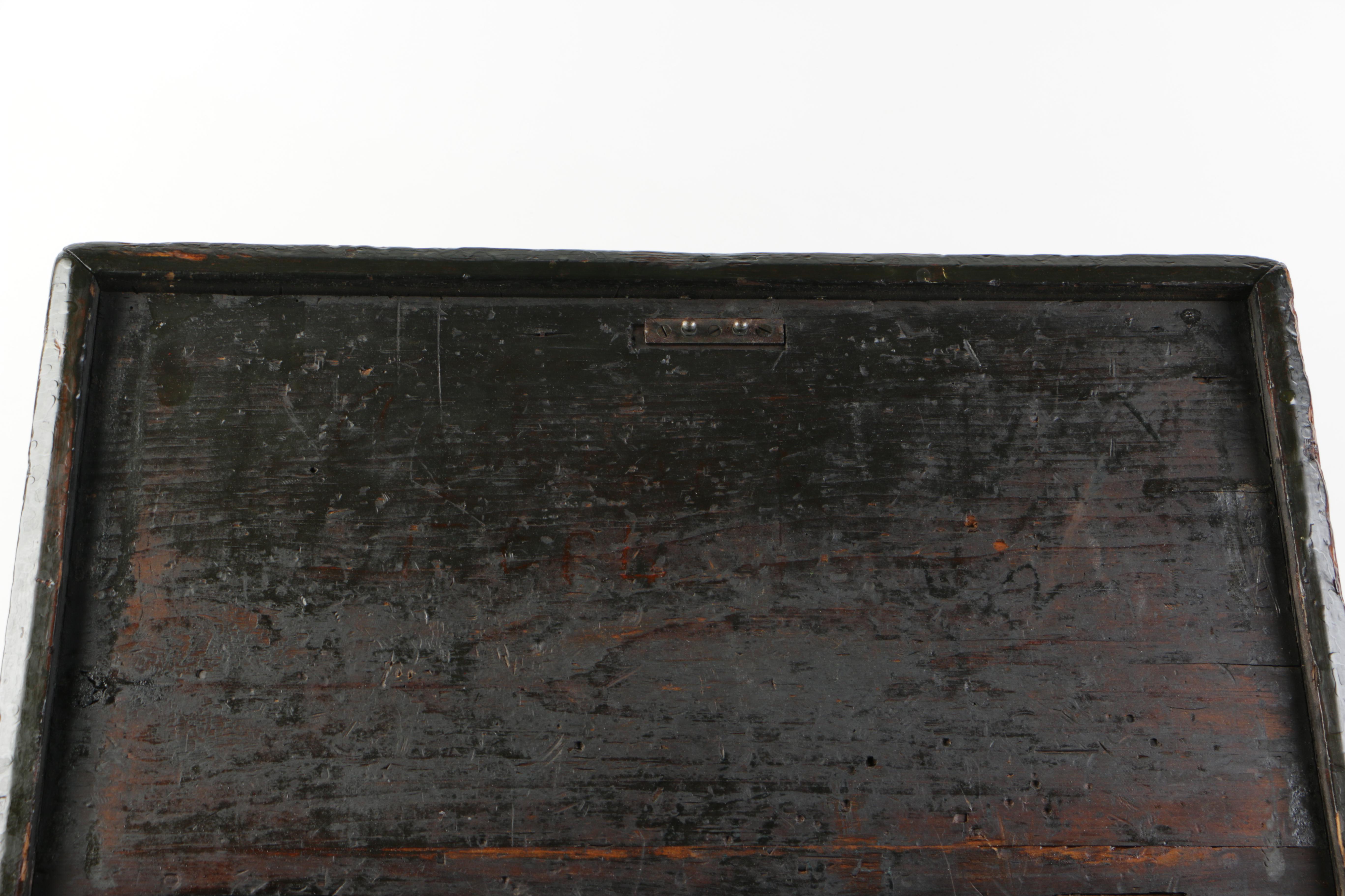 Painted Wooden Chest