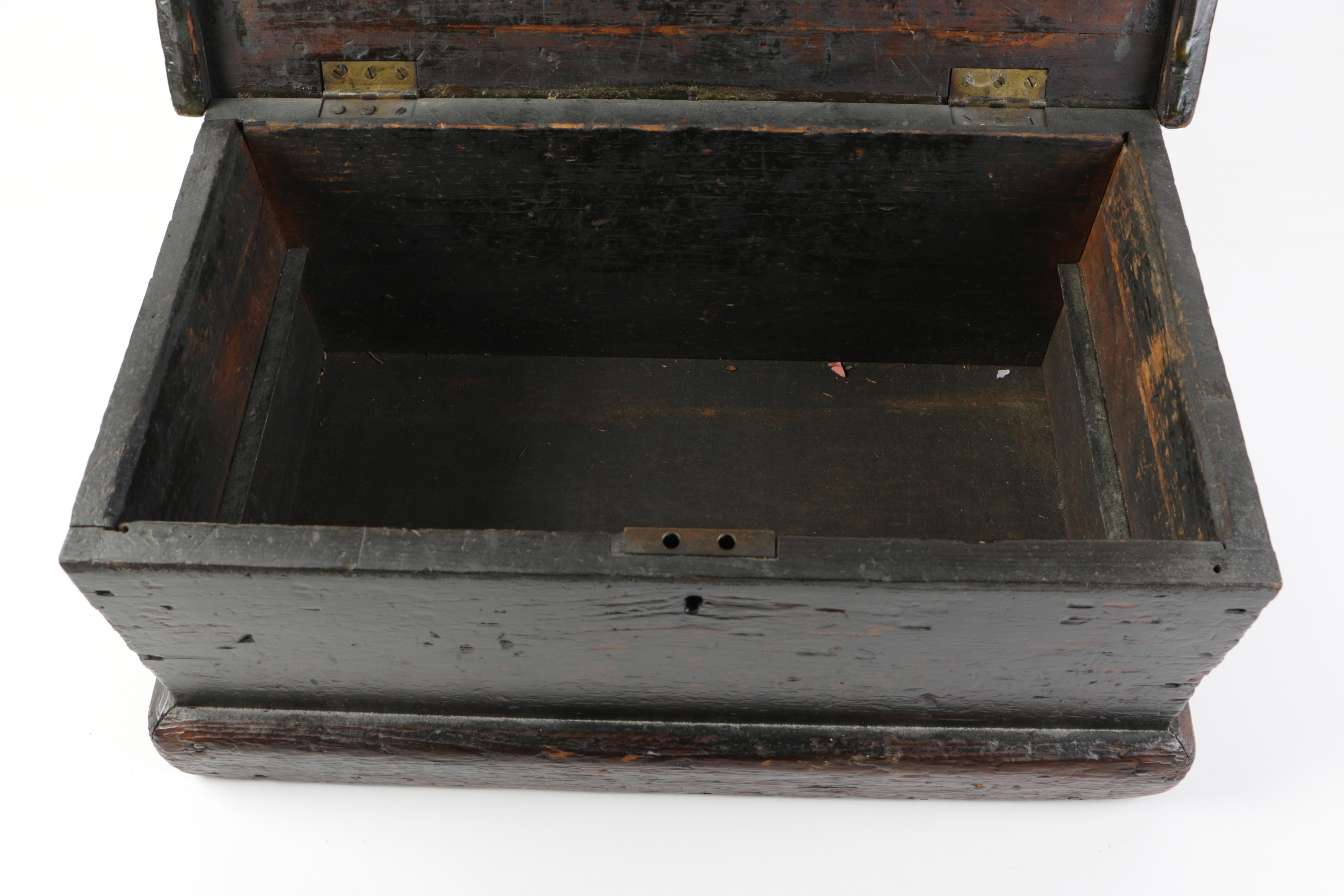 Painted Wooden Chest