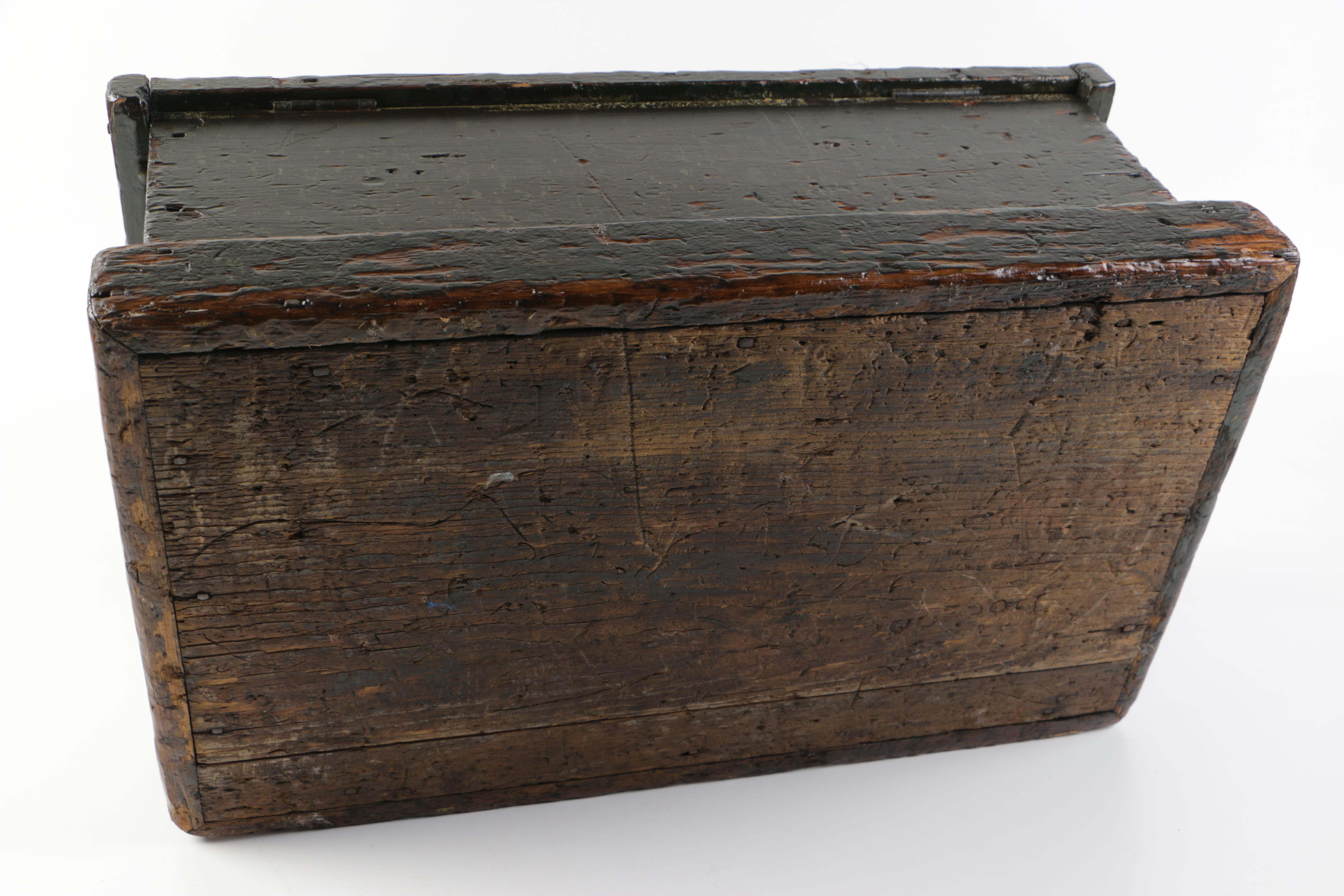 Painted Wooden Chest