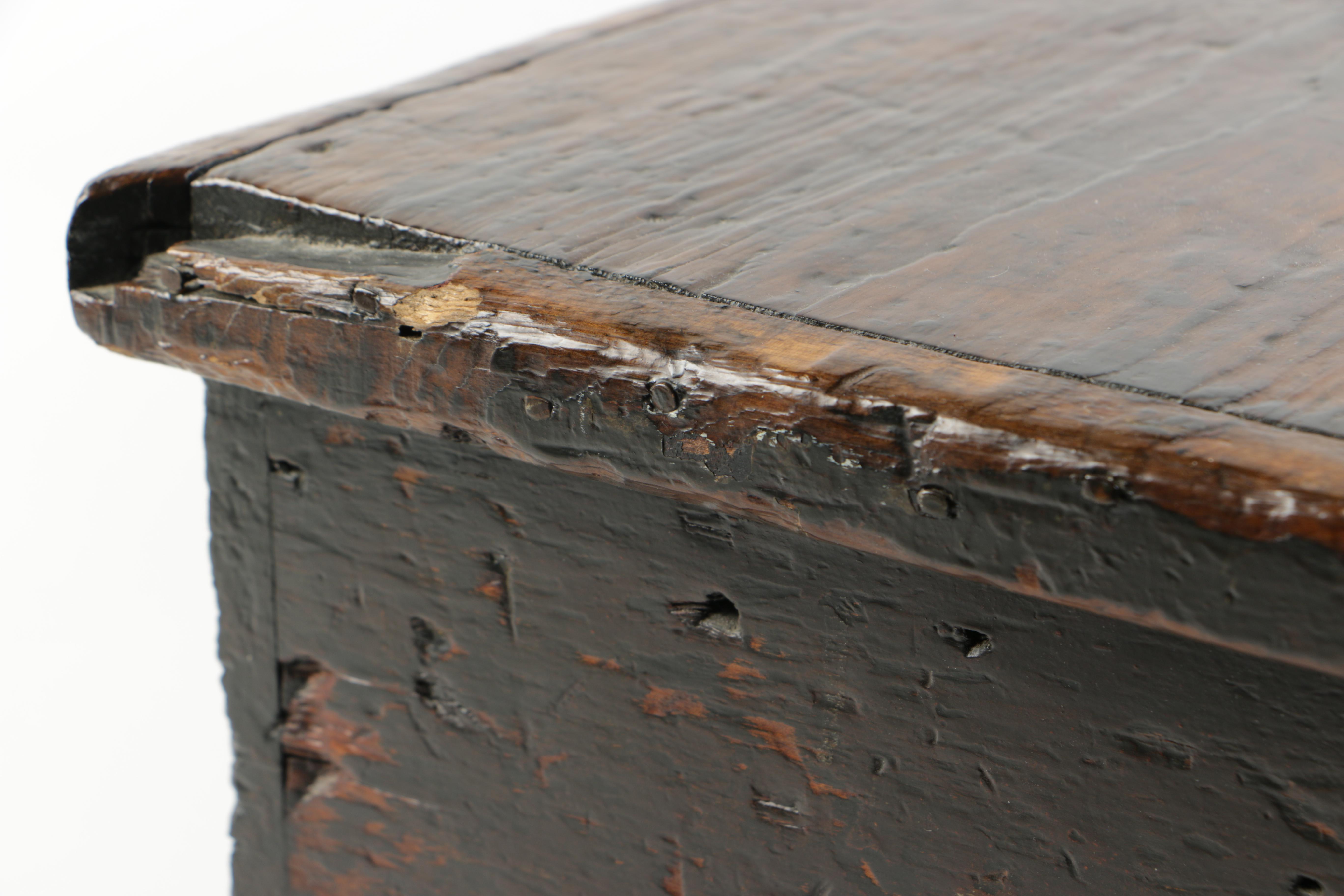 Painted Wooden Chest