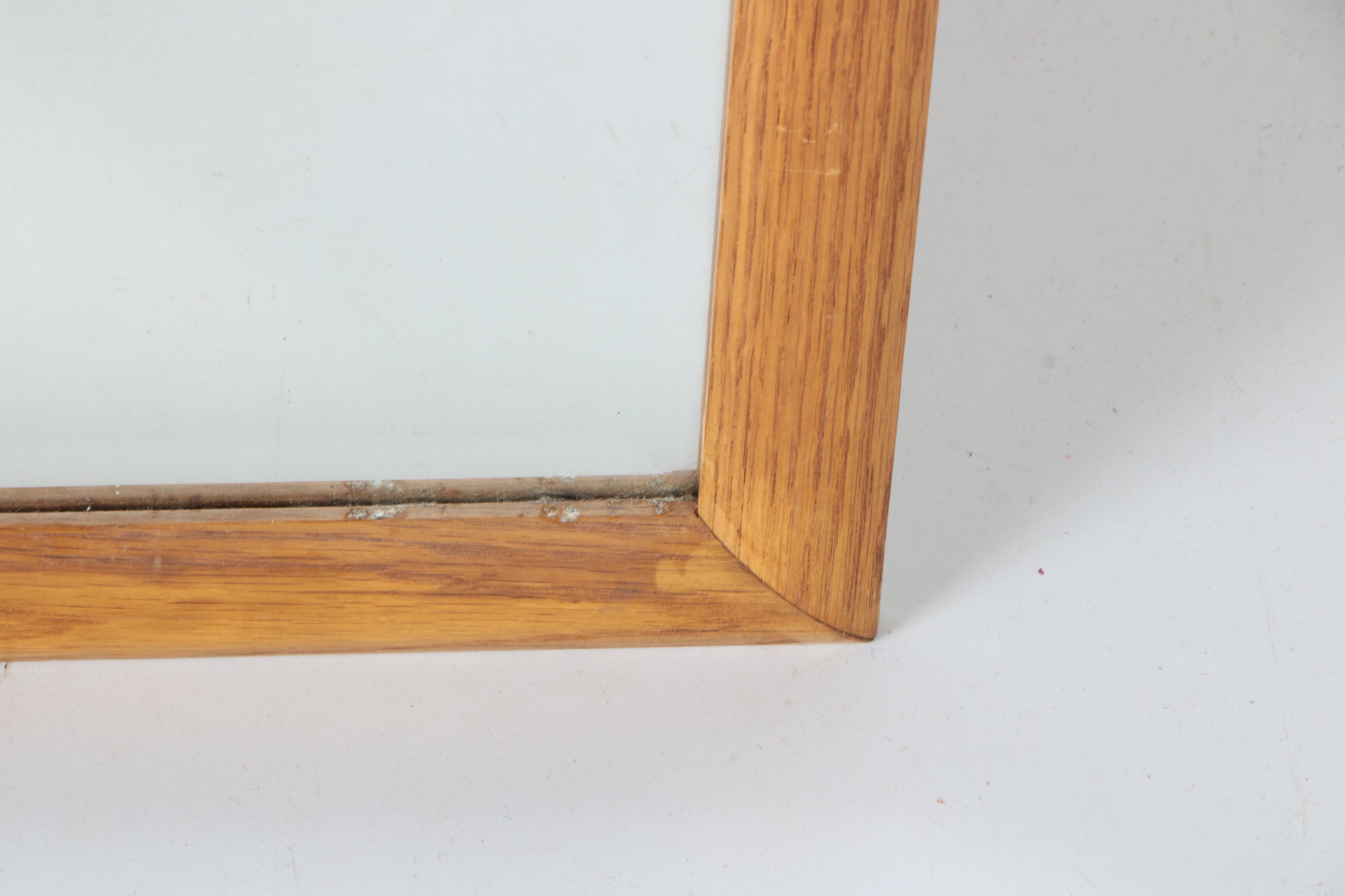 Wood Framed Wall Mirror