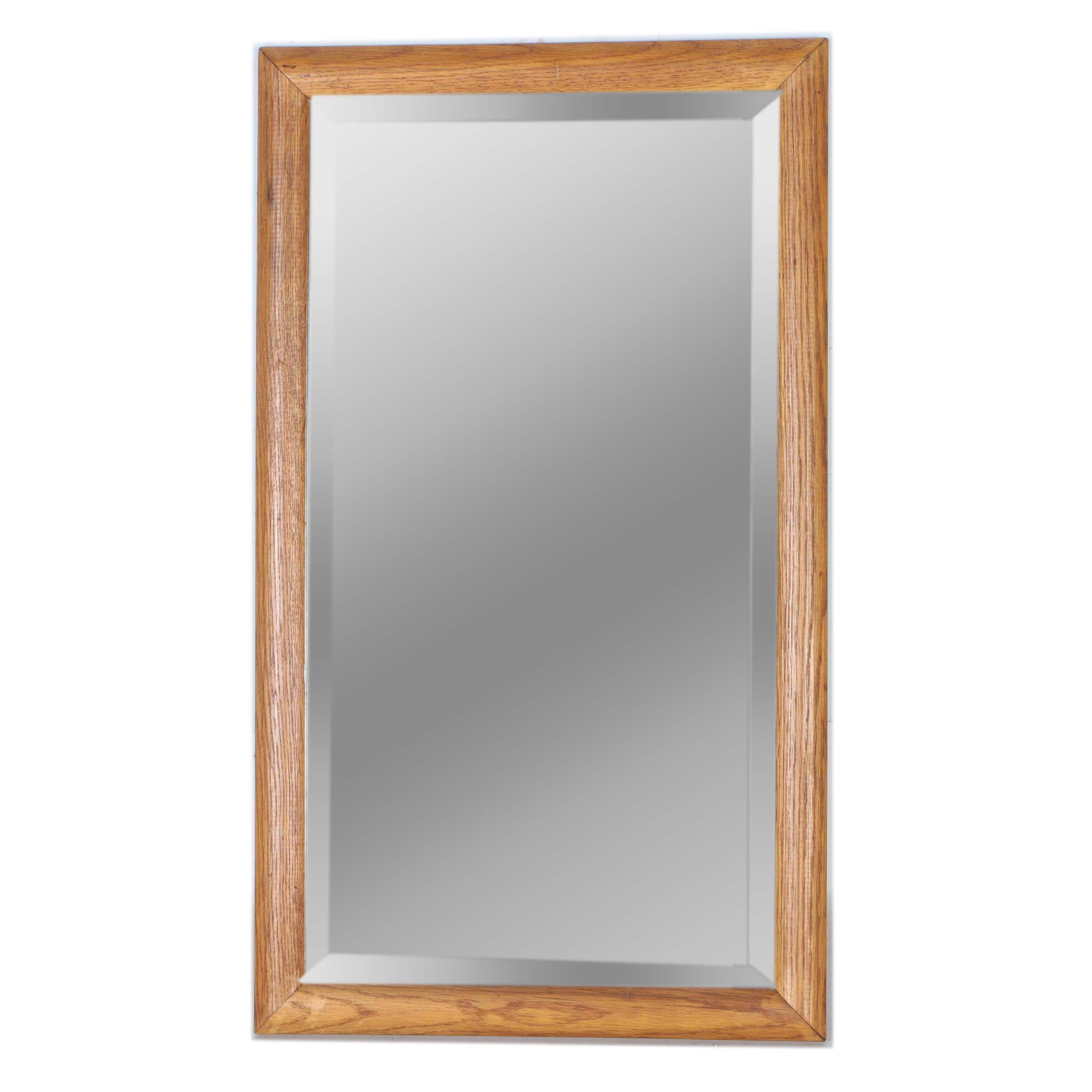 Wood Framed Wall Mirror