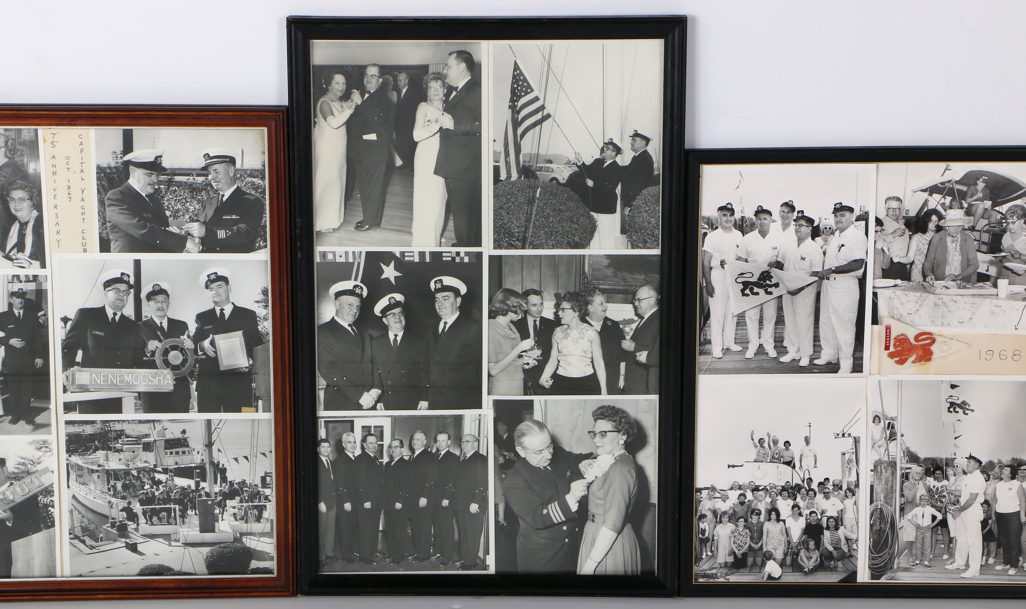 Framed Photo Collages of Capitol Yacht Club Circa 1967