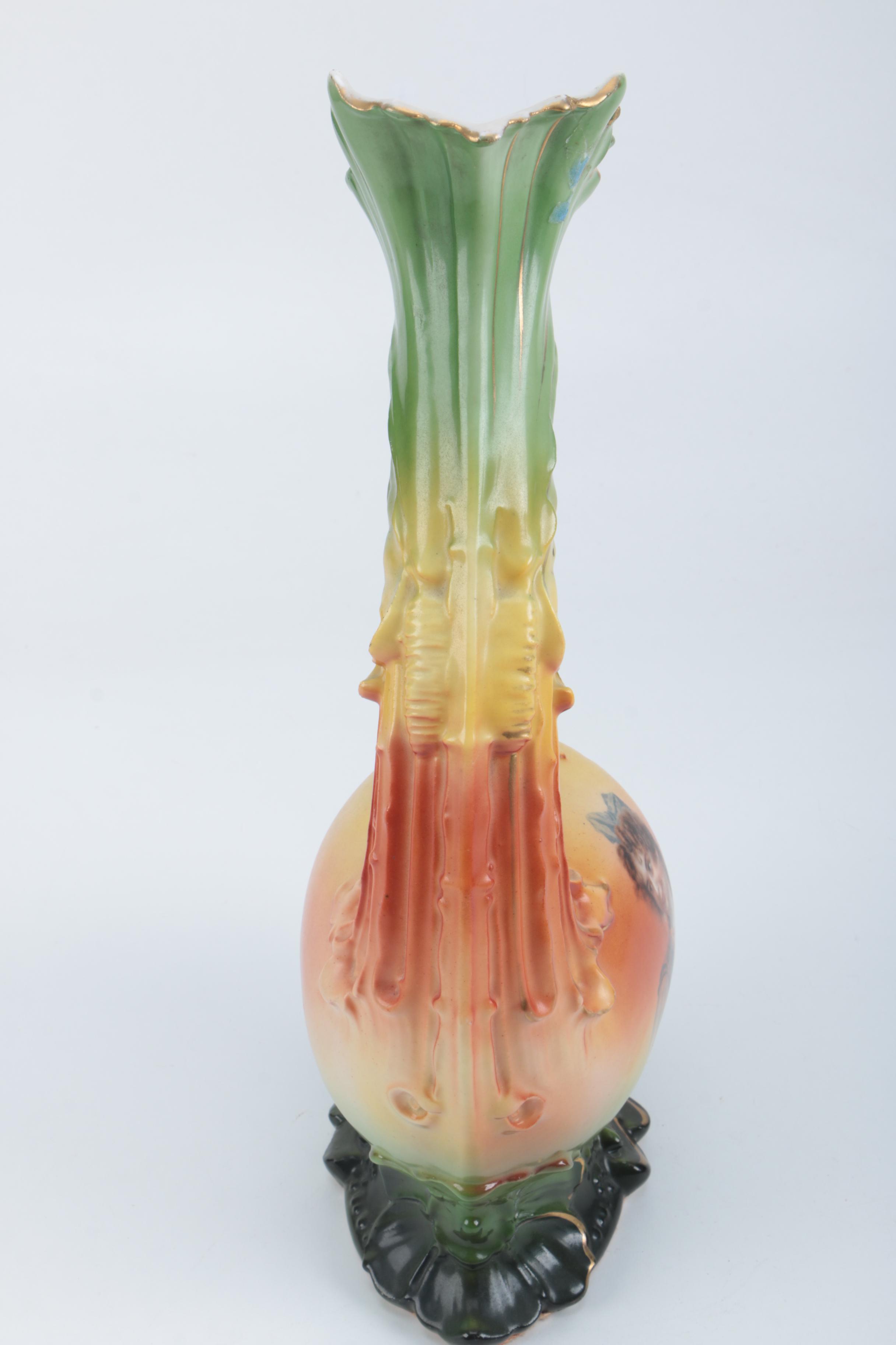 Flared Neck Portrait Vase