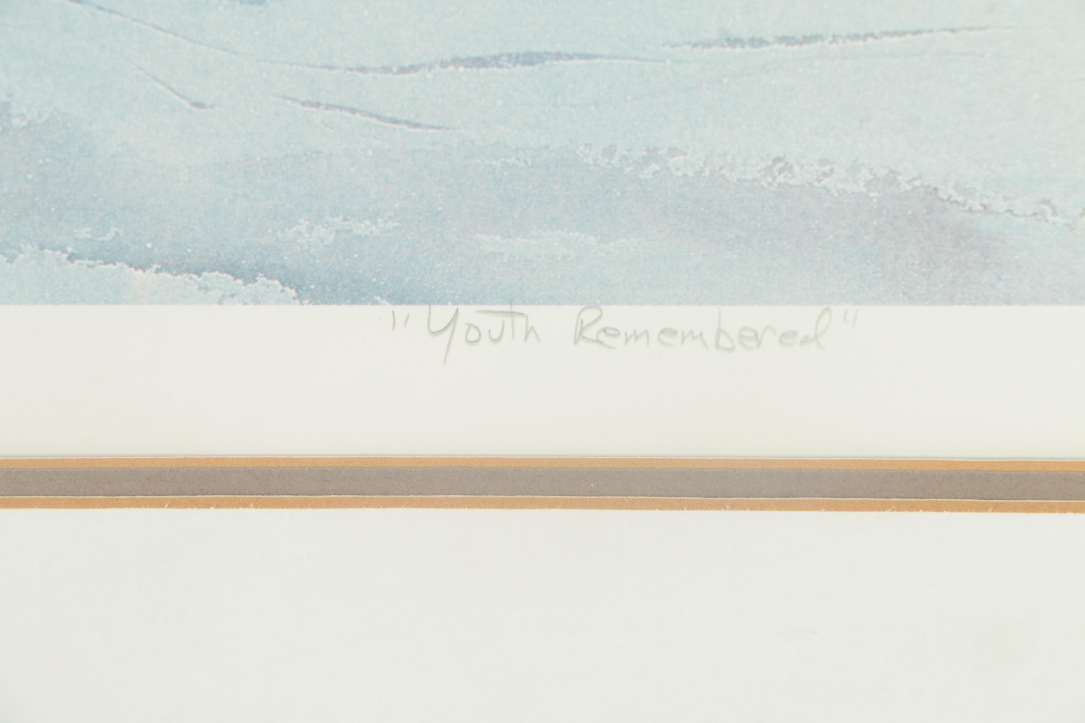 Artist's Proof Offset Lithograph "Youth Remembered"