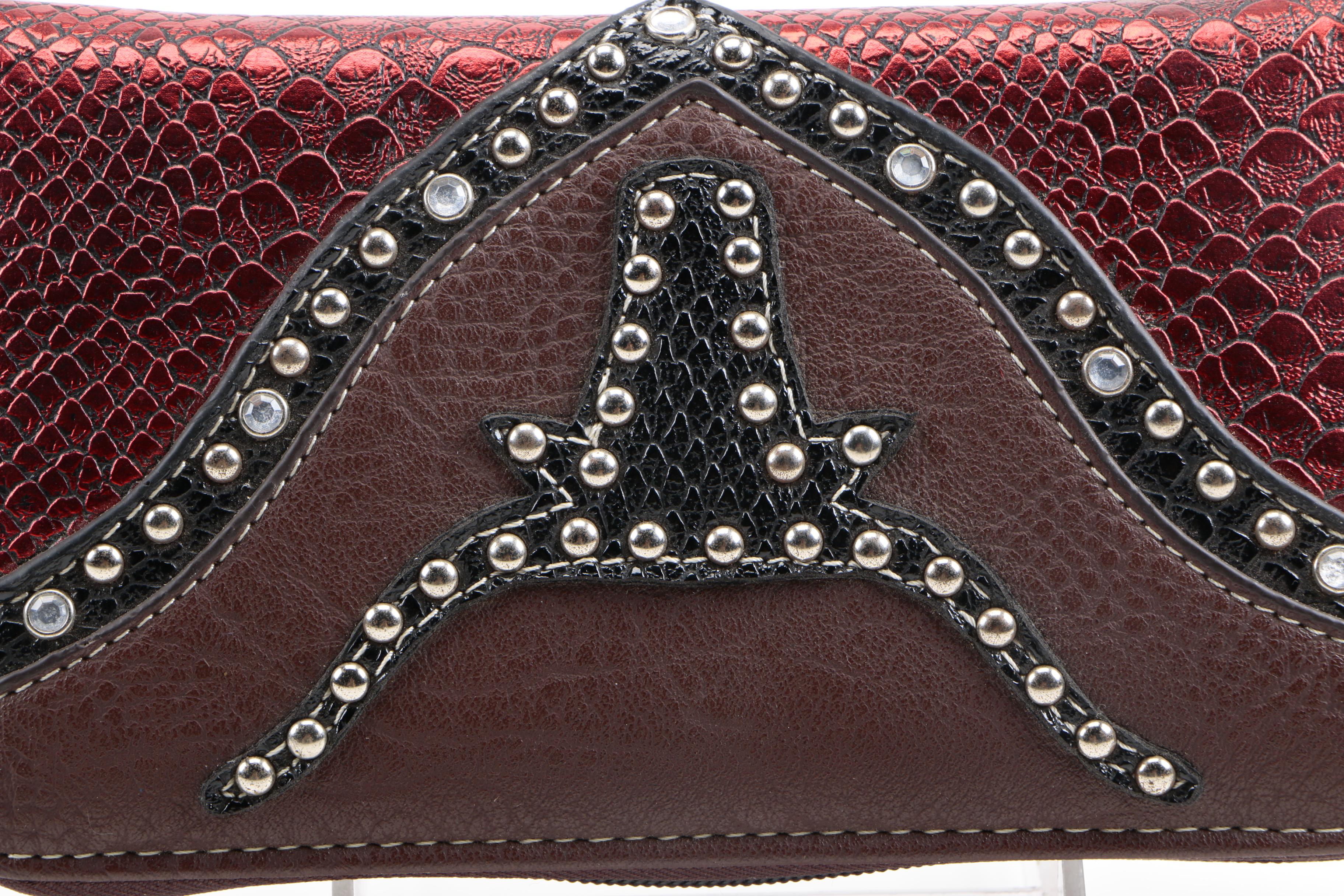 Longhorn Wristlet Handbag