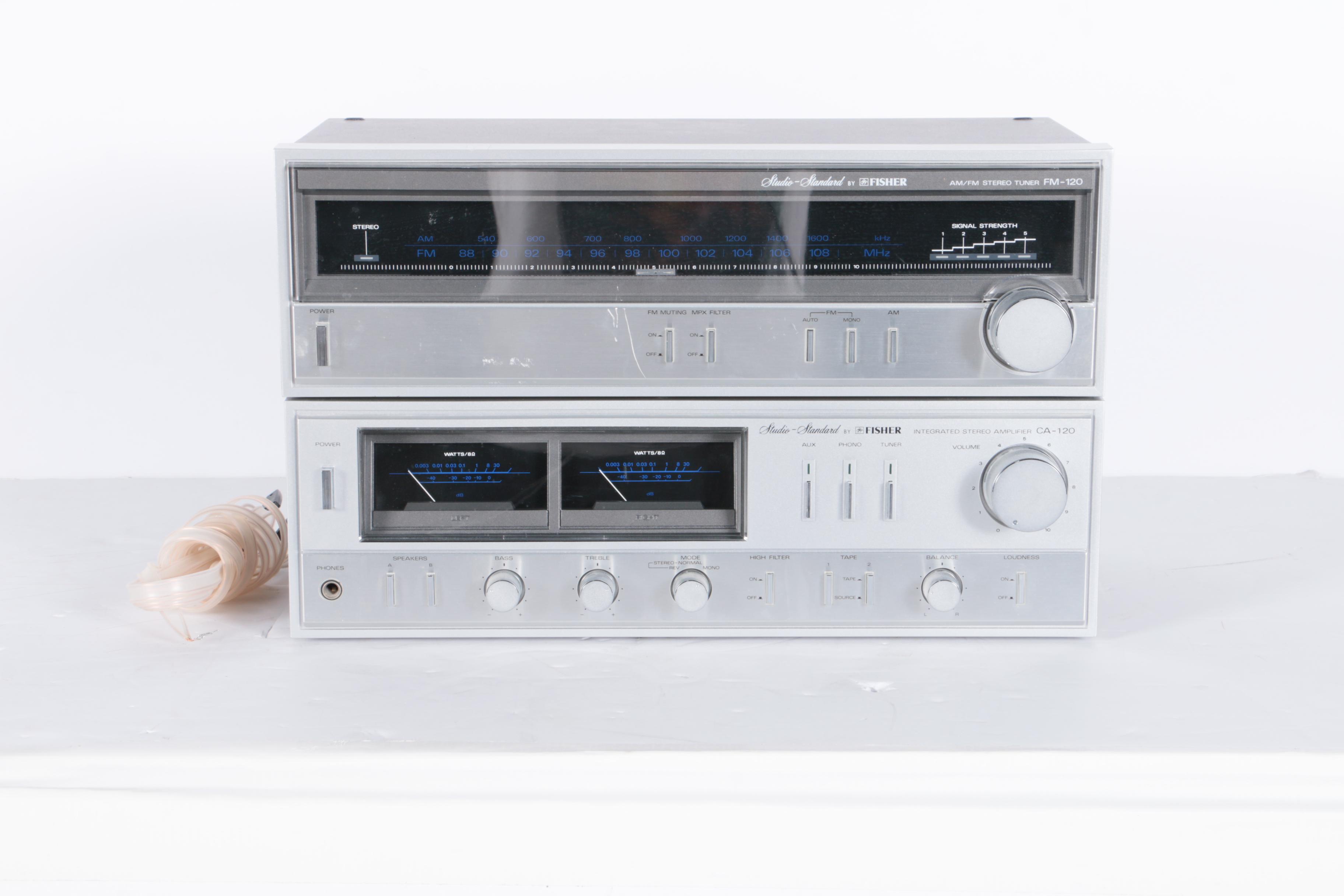 Fisher Stereo System and Speakers