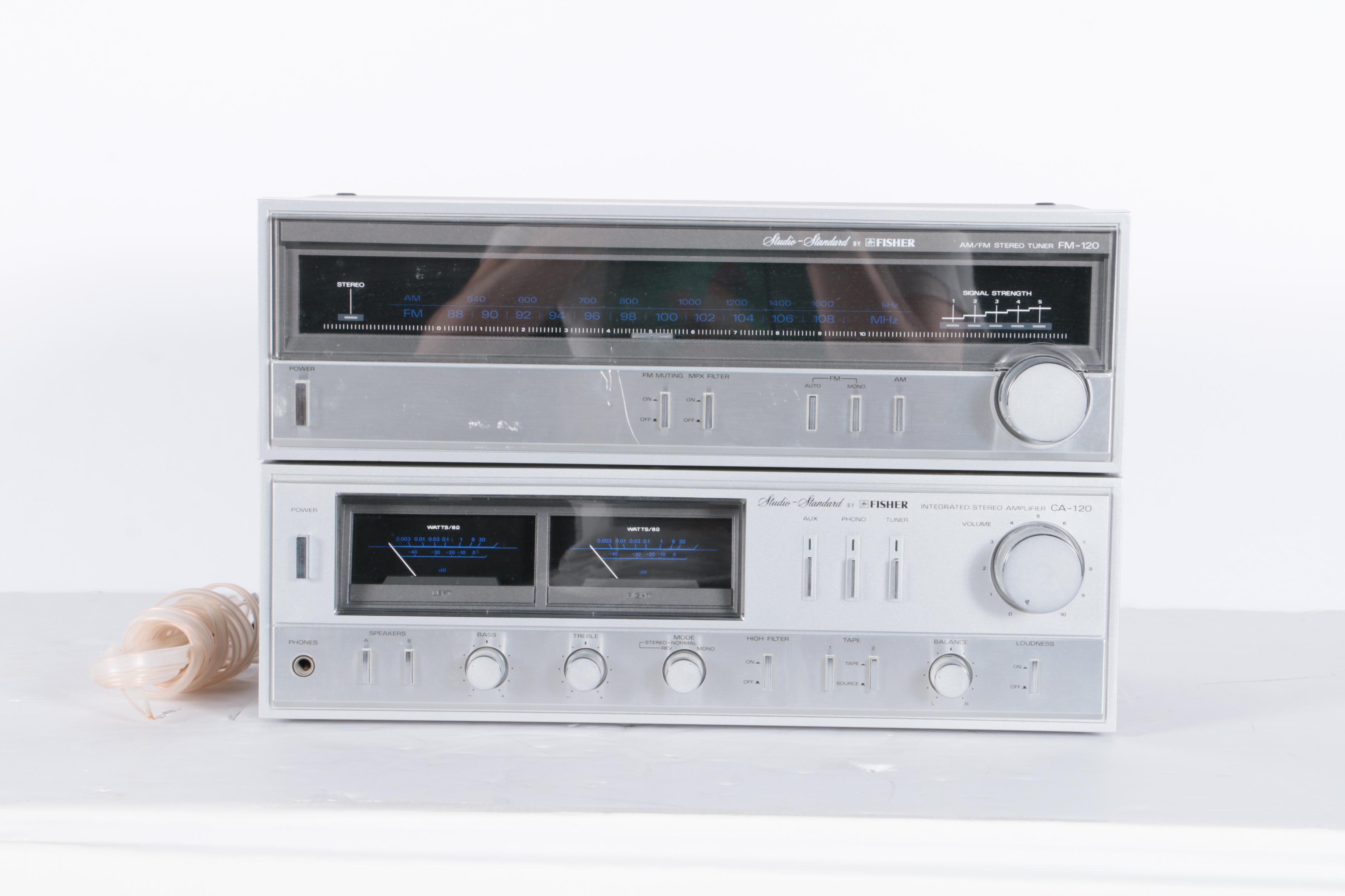 Fisher Stereo System and Speakers