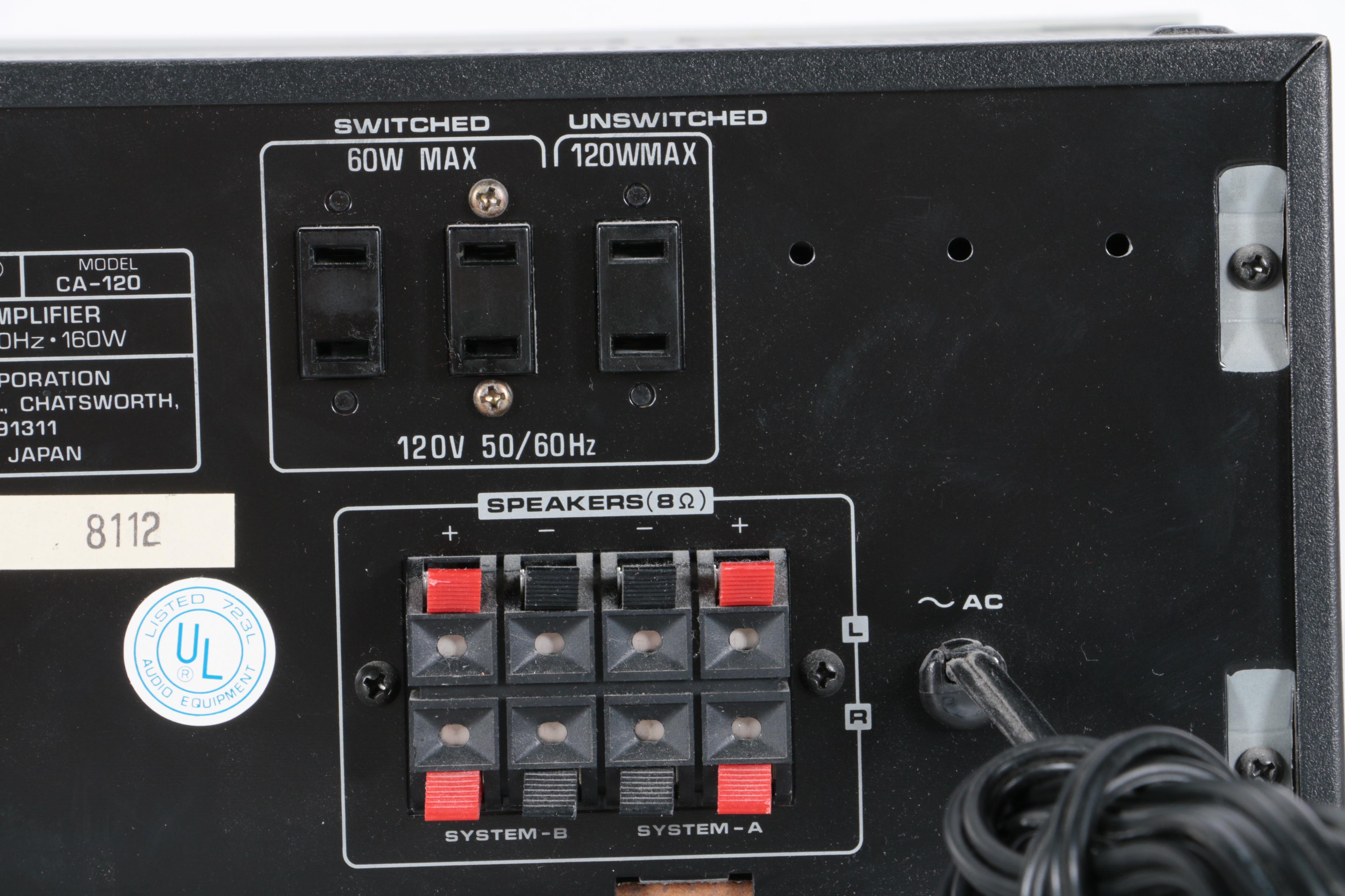 Fisher Stereo System and Speakers