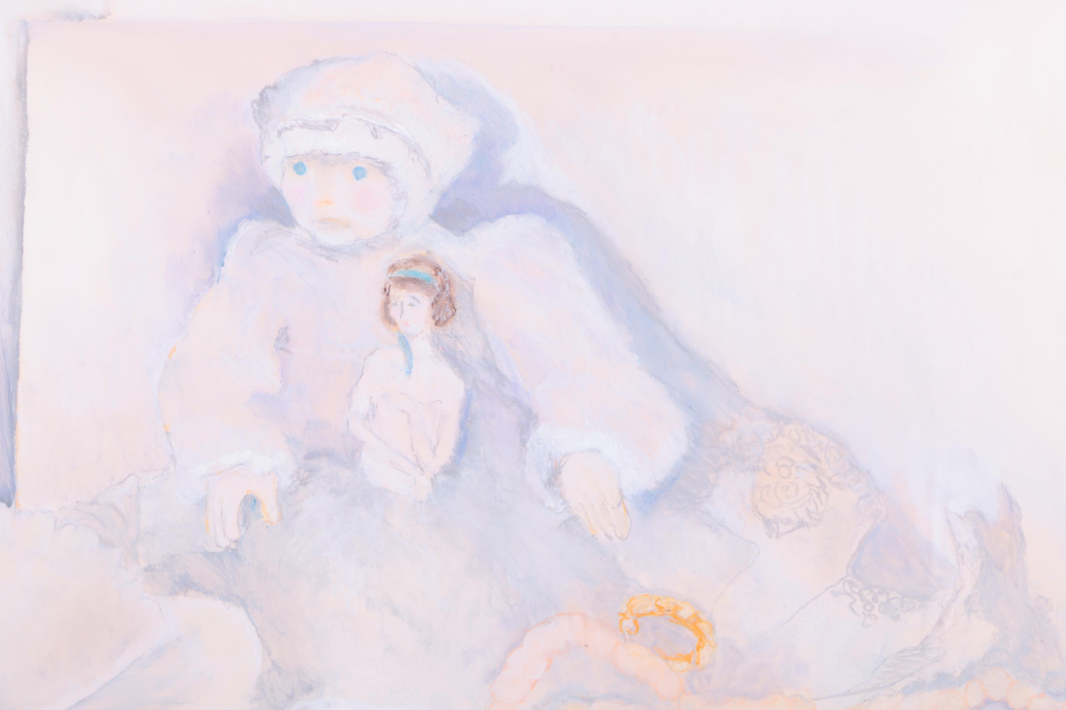 Jane W. Williams Oil on Paper "Memorabilia"