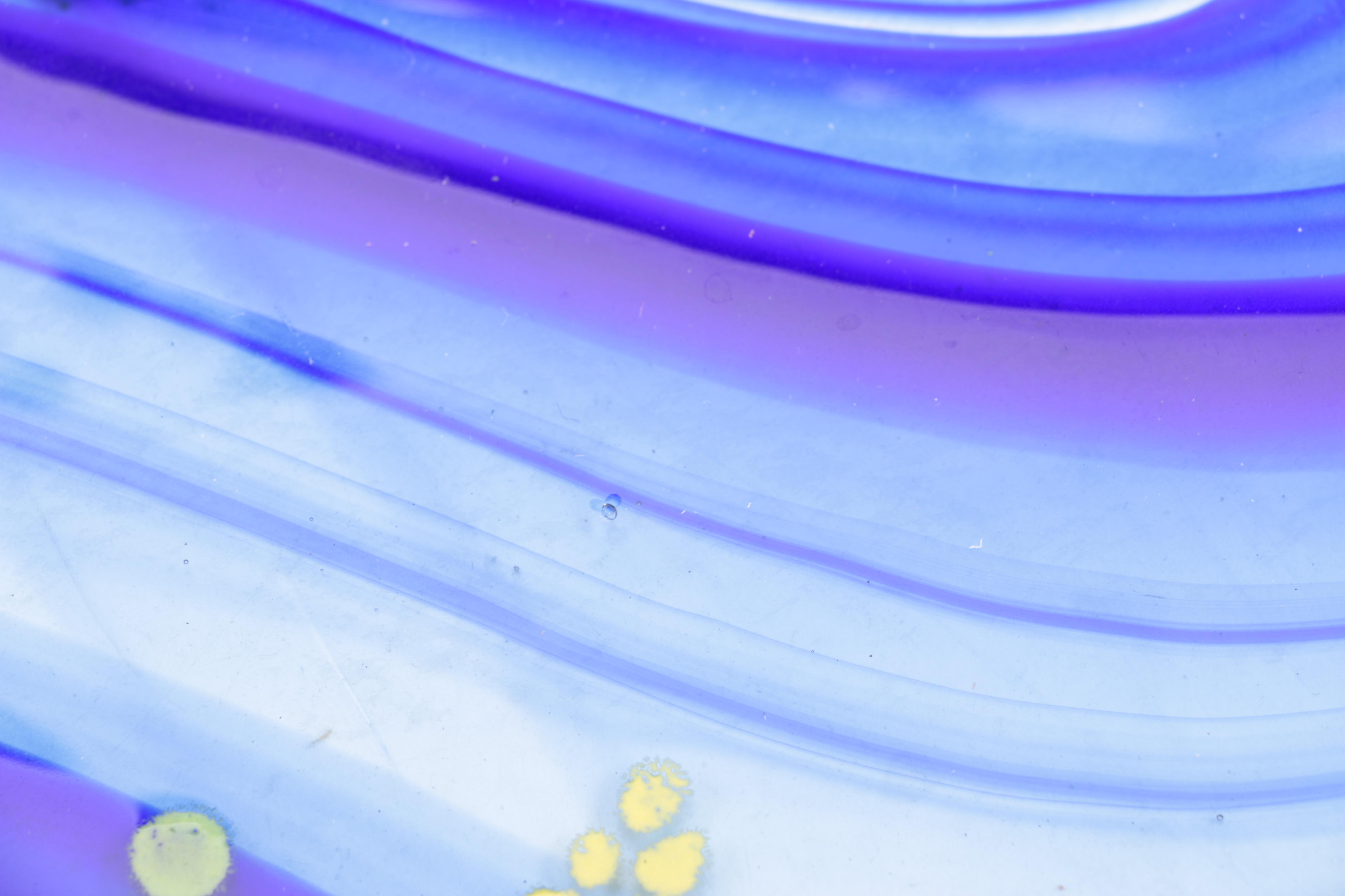 Glass and Pewter Serving Plates