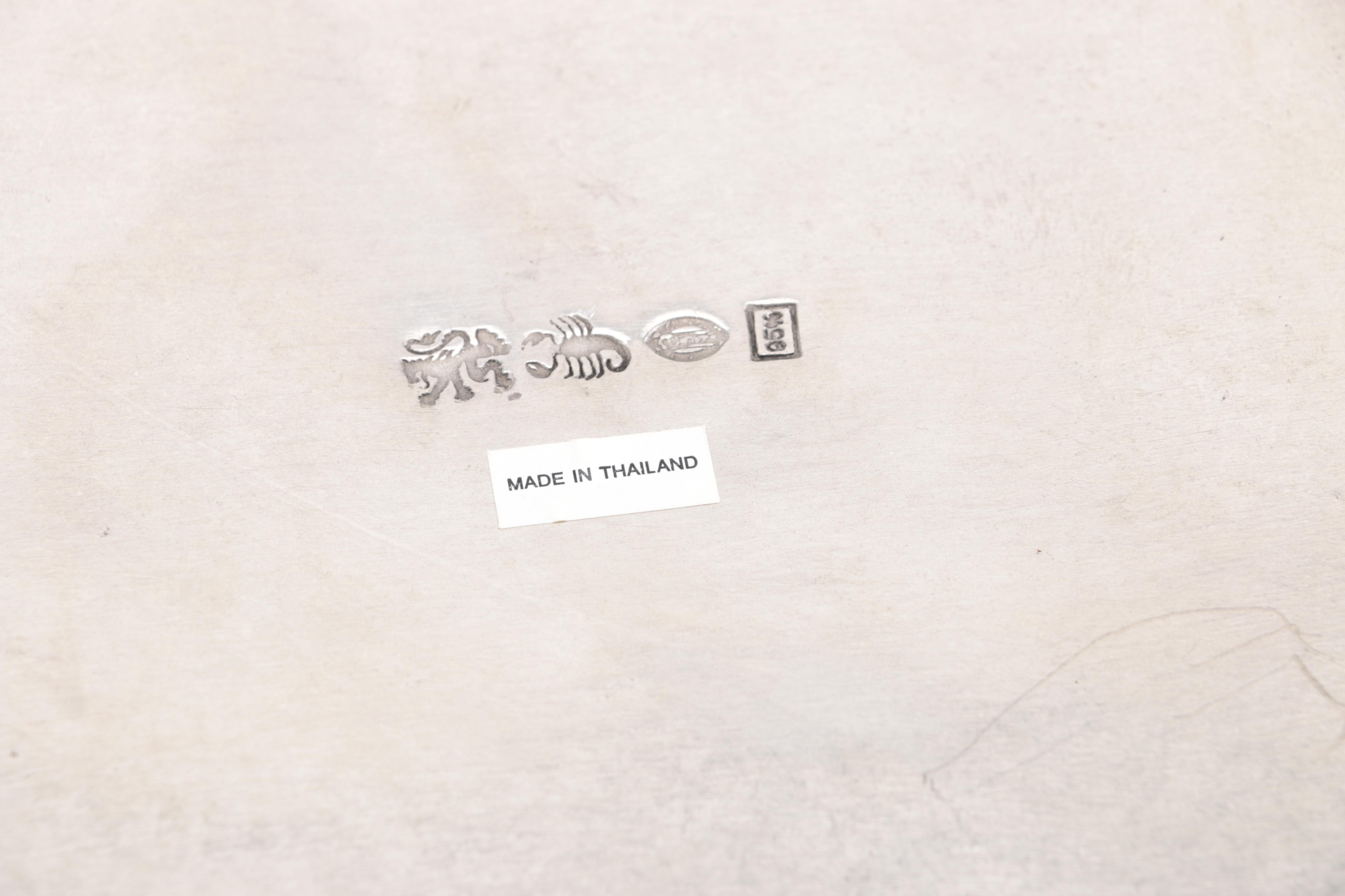 Glass and Pewter Serving Plates