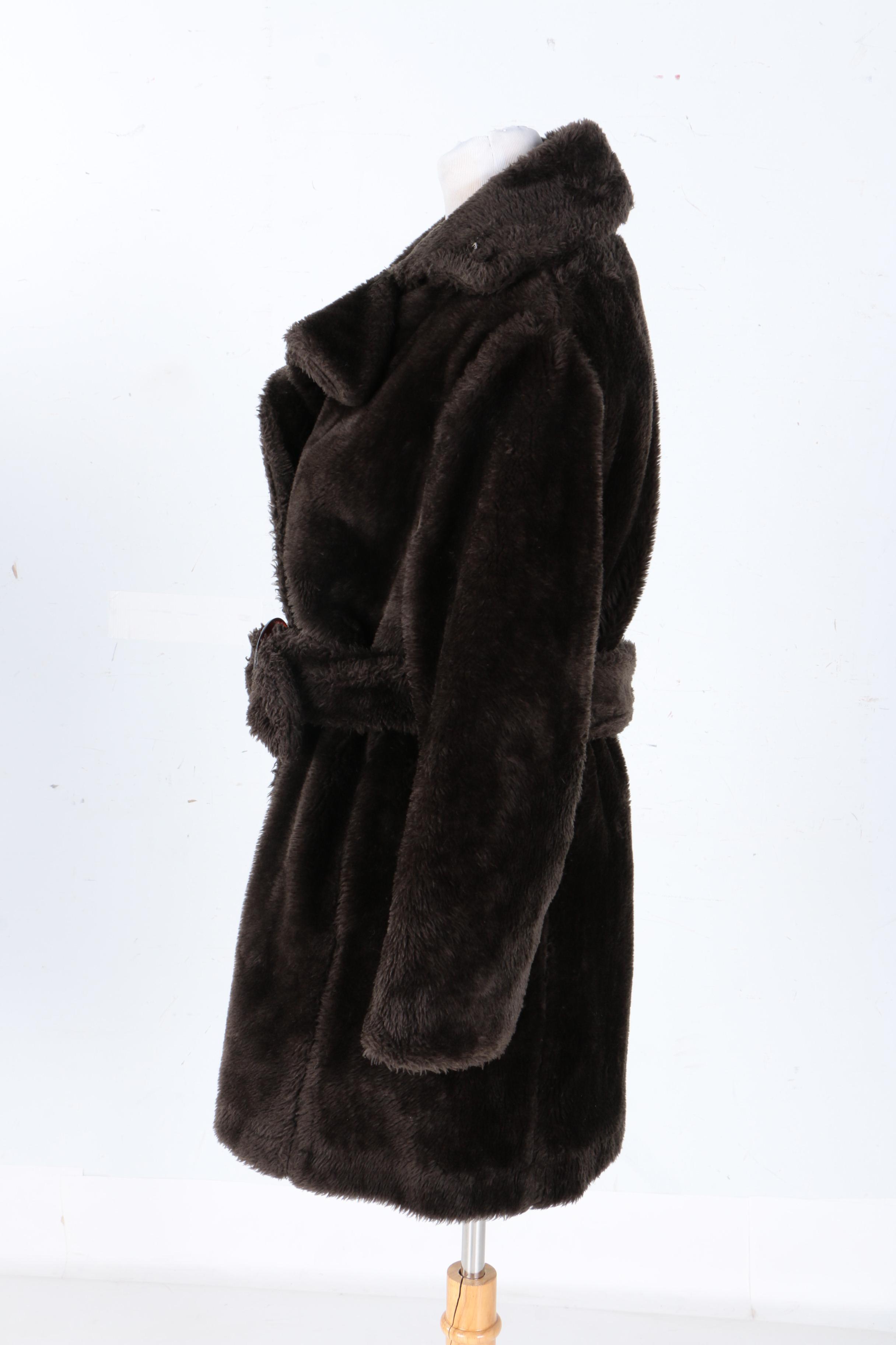 1960s Vintage Debutogs of New York Faux Fur Coat