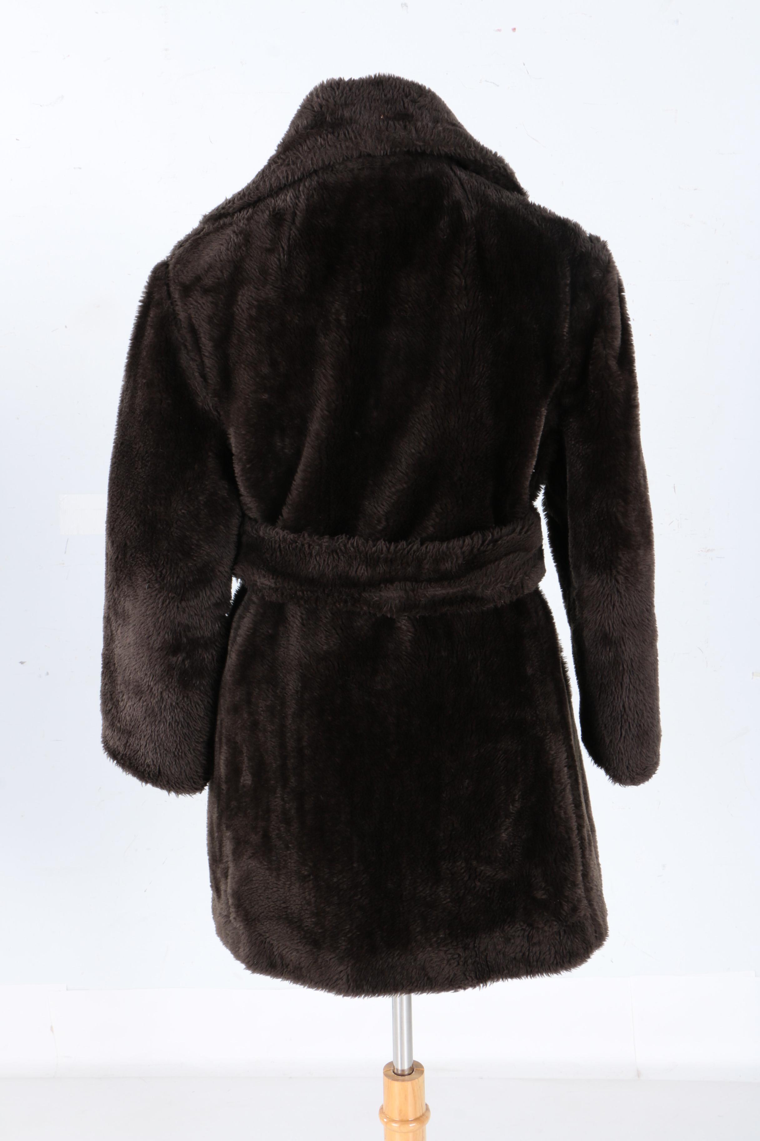 1960s Vintage Debutogs of New York Faux Fur Coat