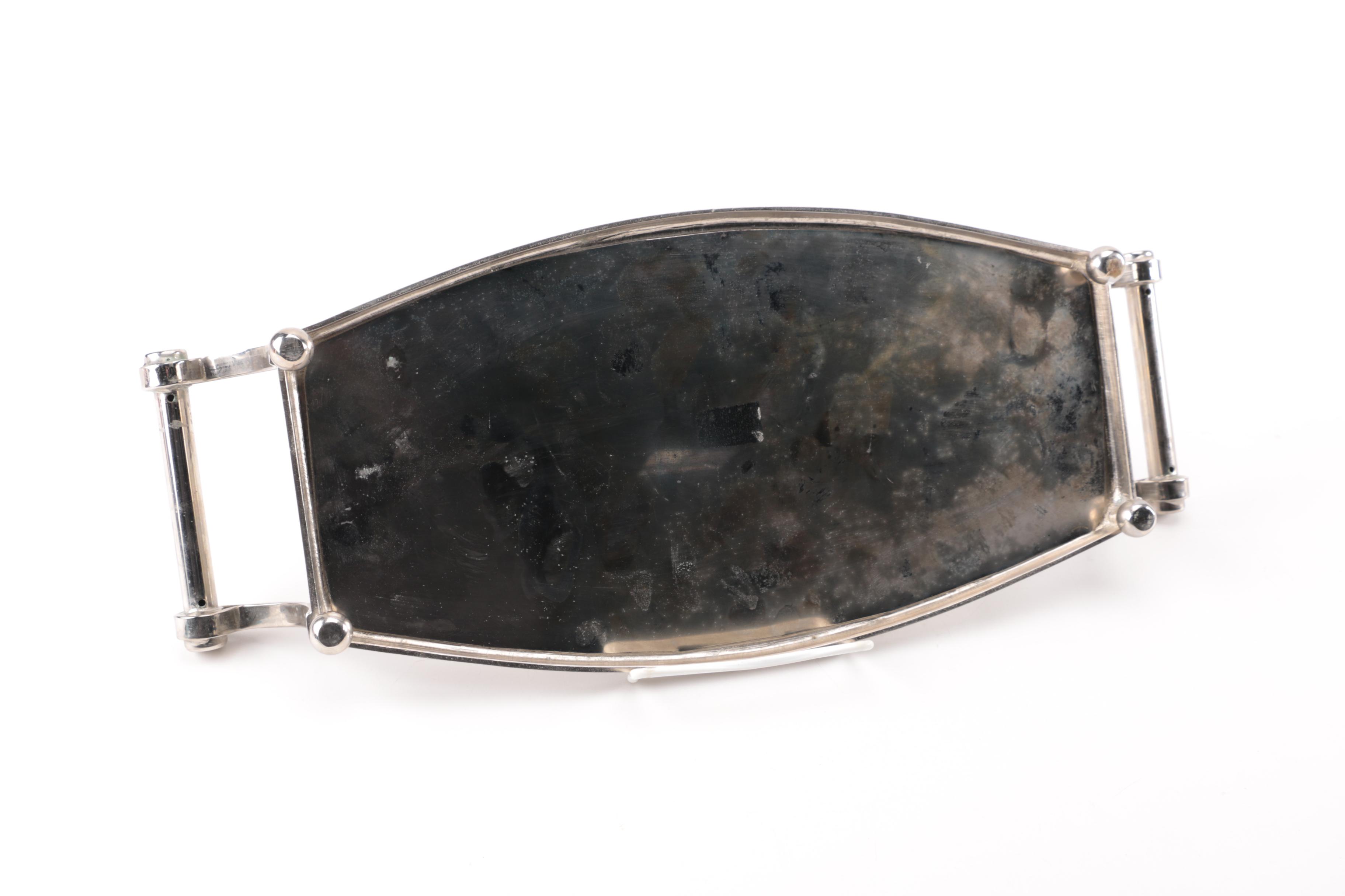 Silver Tone Decorative Trays