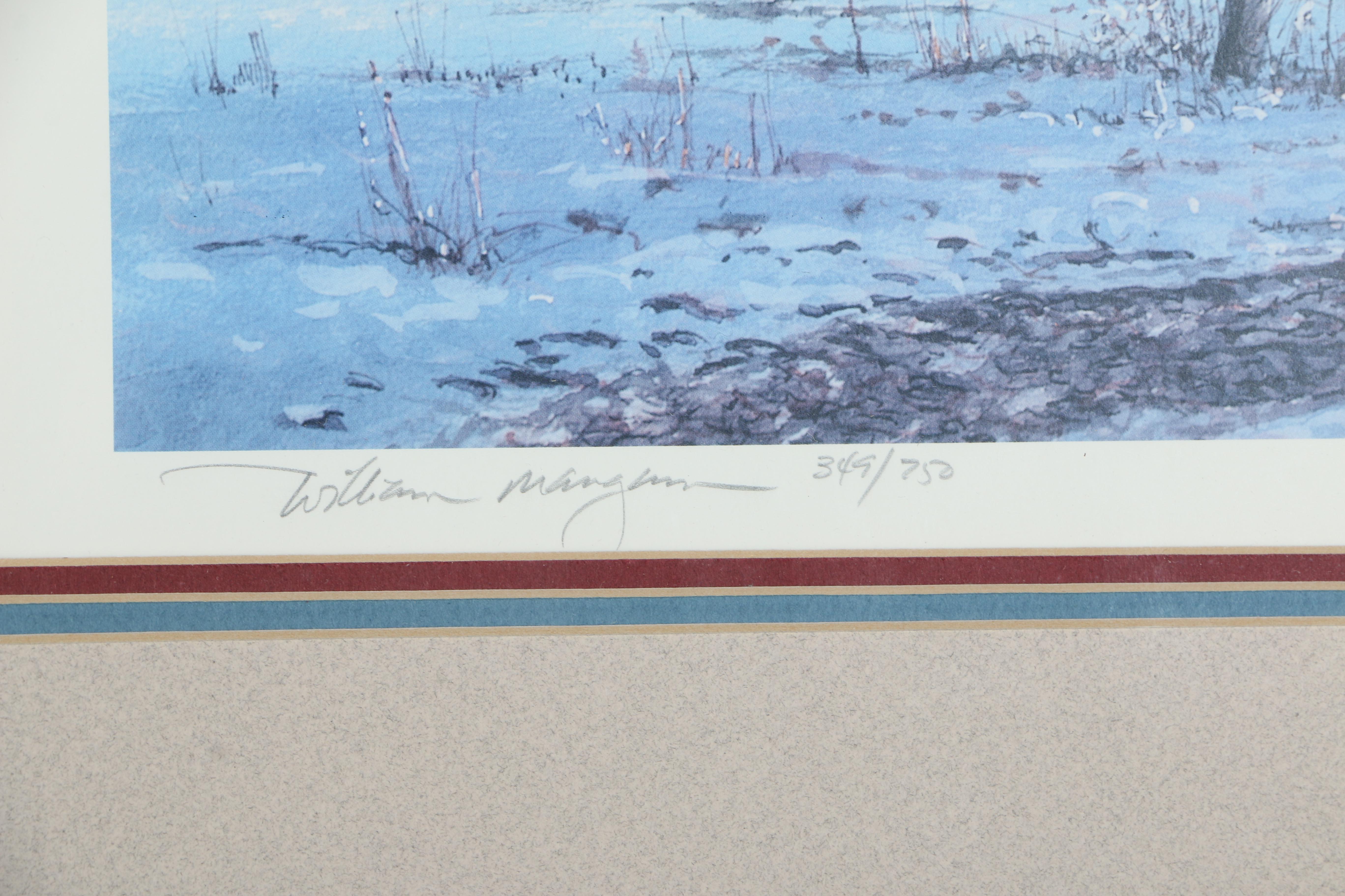 Signed Limited Edition Offset Lithograph "Daybreak At Grandfather Mountain"