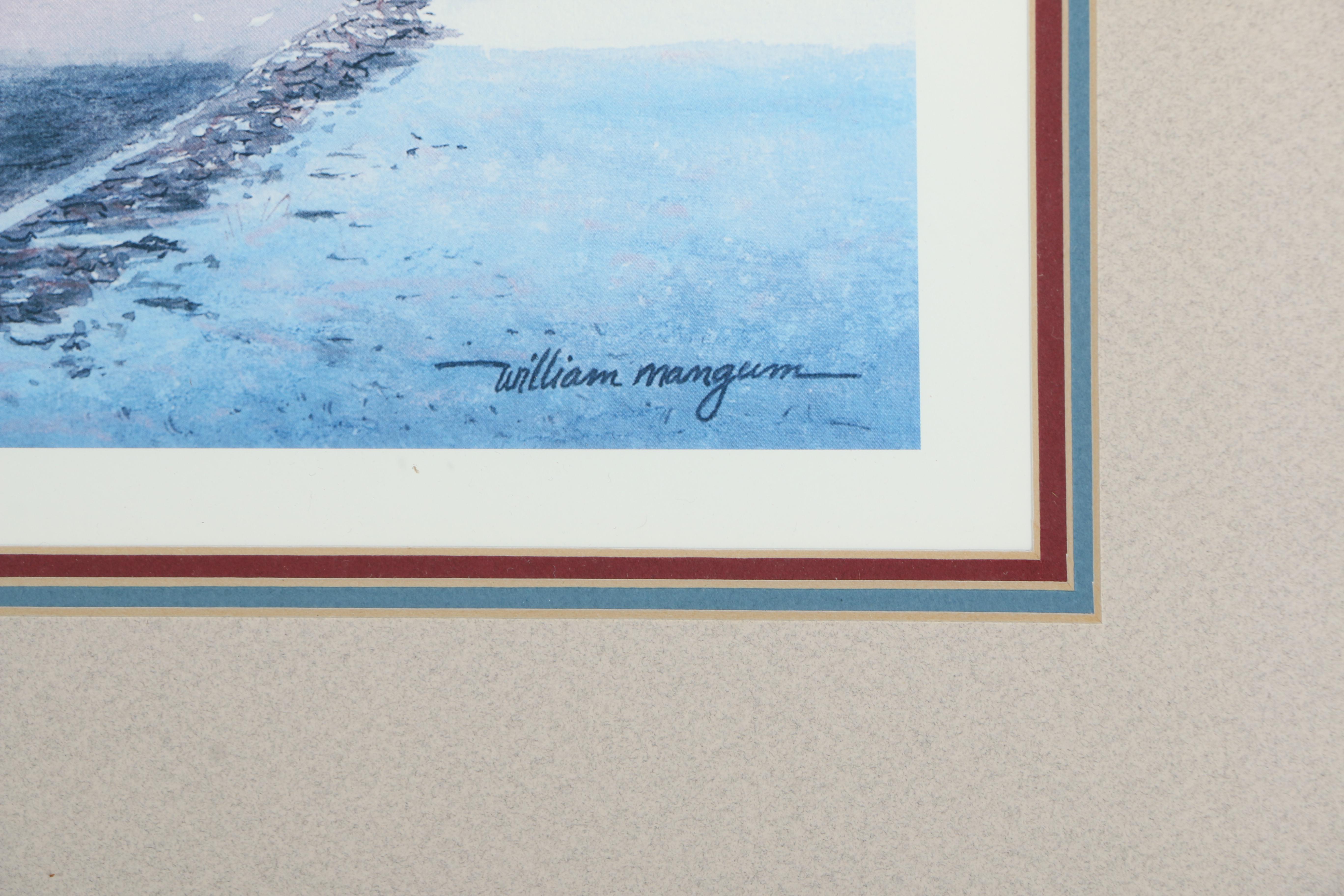 Signed Limited Edition Offset Lithograph "Daybreak At Grandfather Mountain"