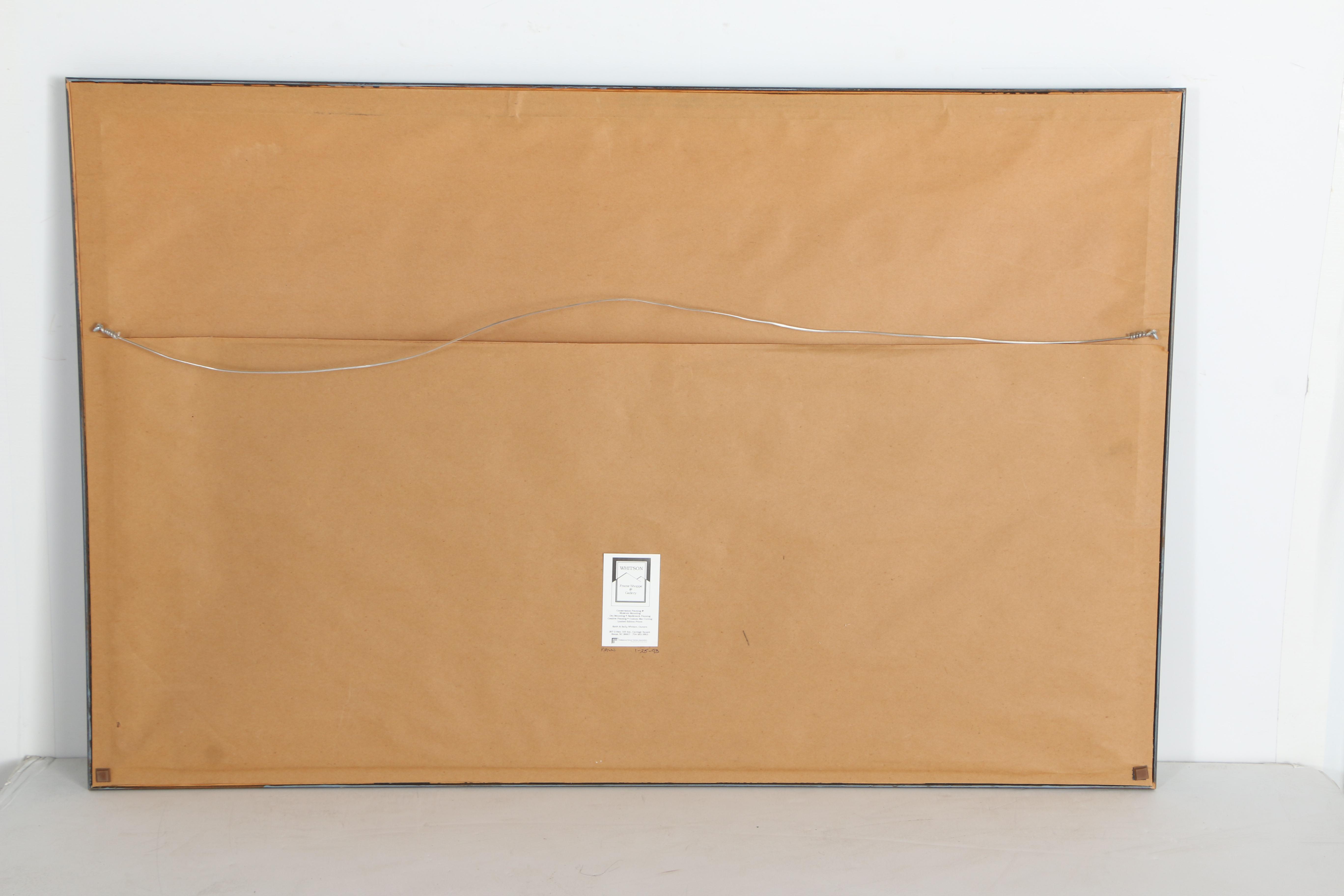 Signed Limited Edition Offset Lithograph "Daybreak At Grandfather Mountain"