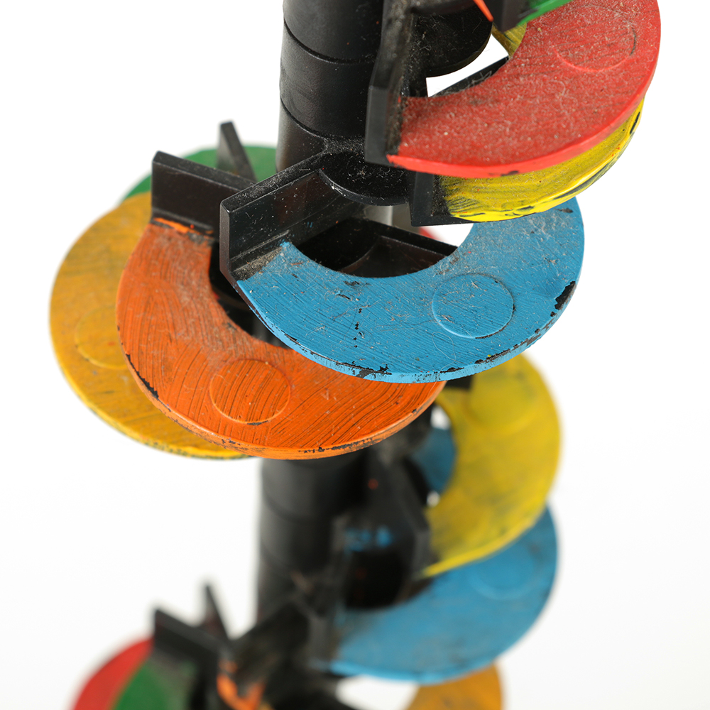 Hand Painted Plastic Rotating Sculpture