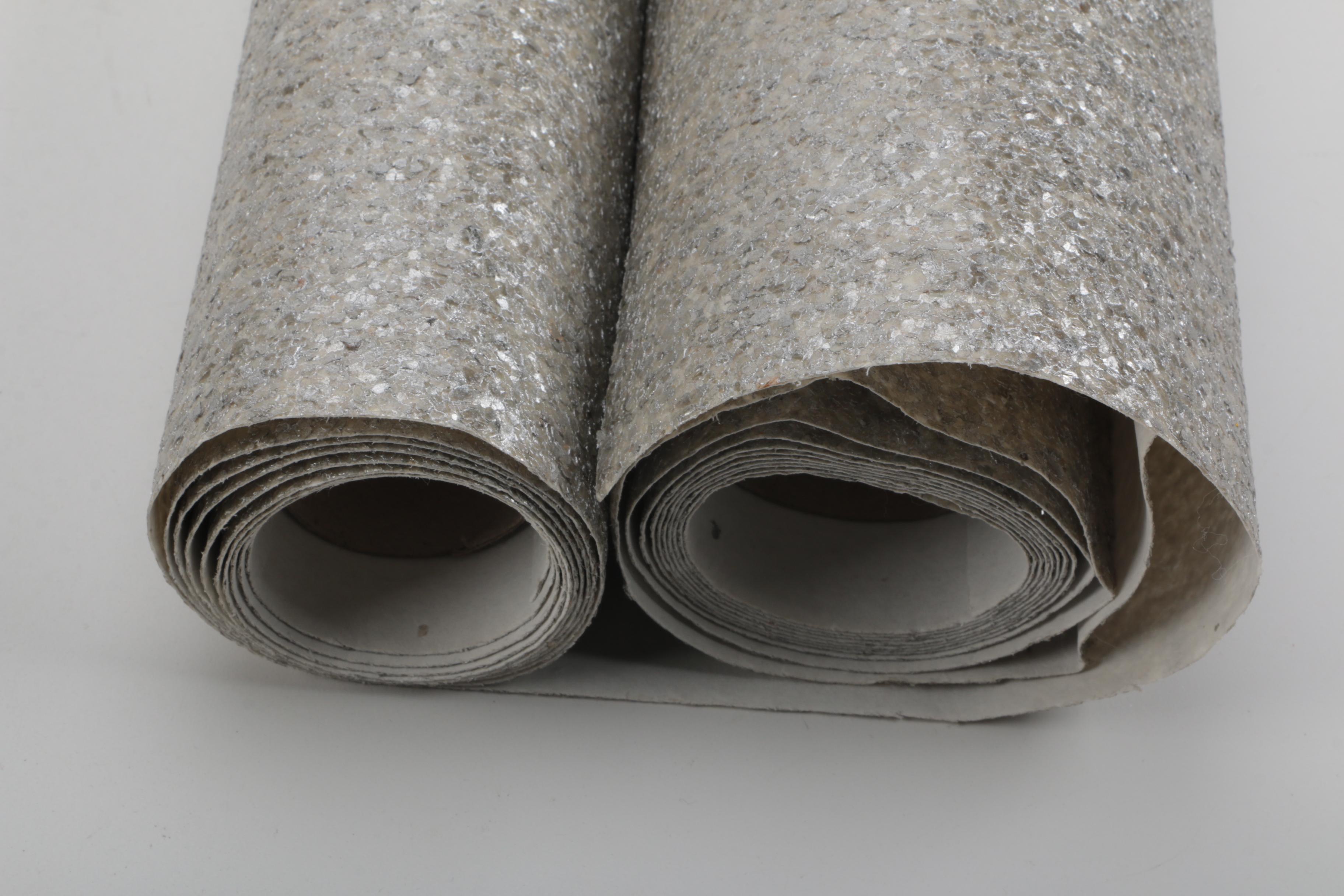 Wallpaper Rolls with Silver Mica Chips