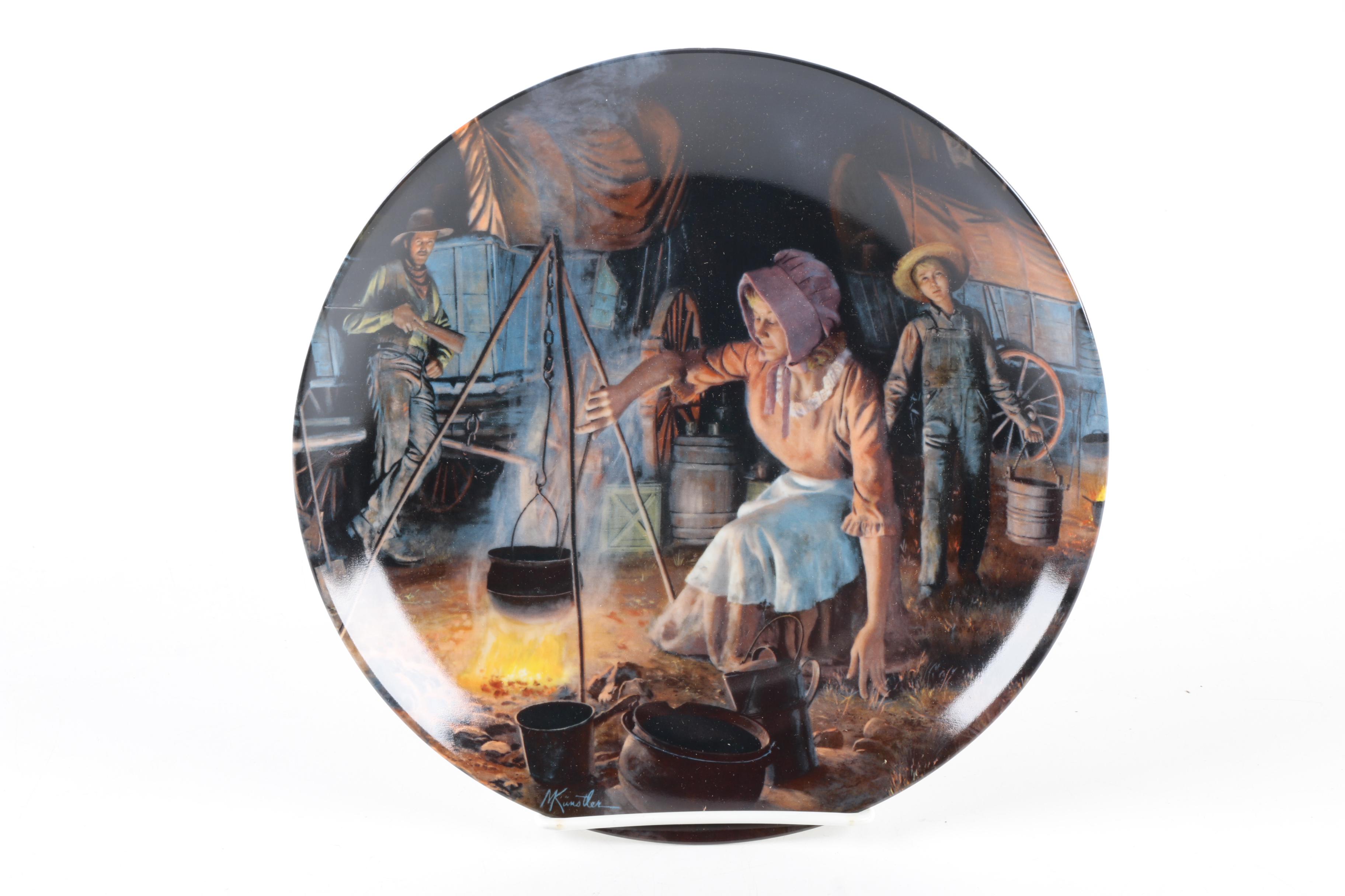 Assortment of Collectors Plates With COA