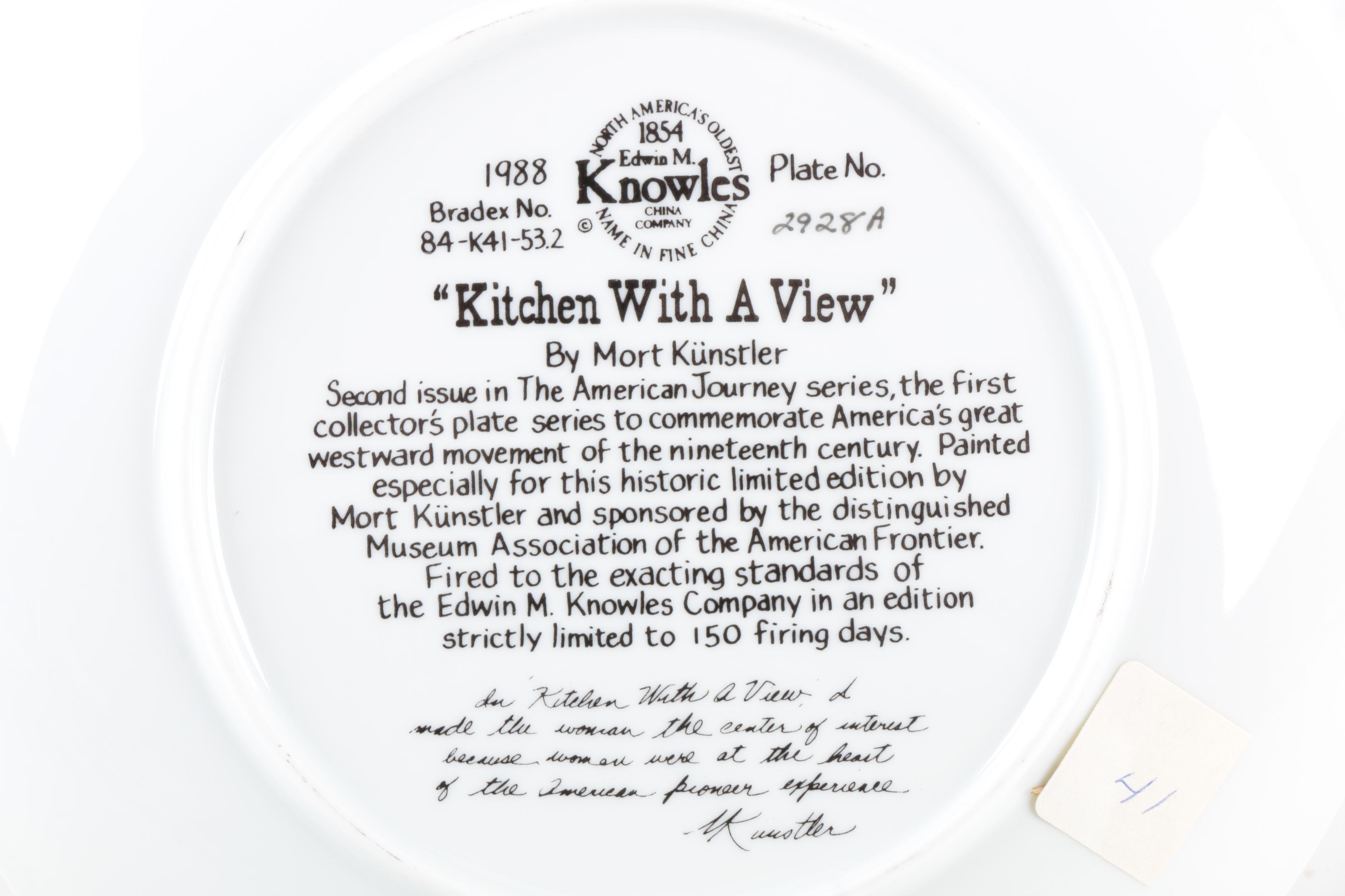 Assortment of Collectors Plates With COA