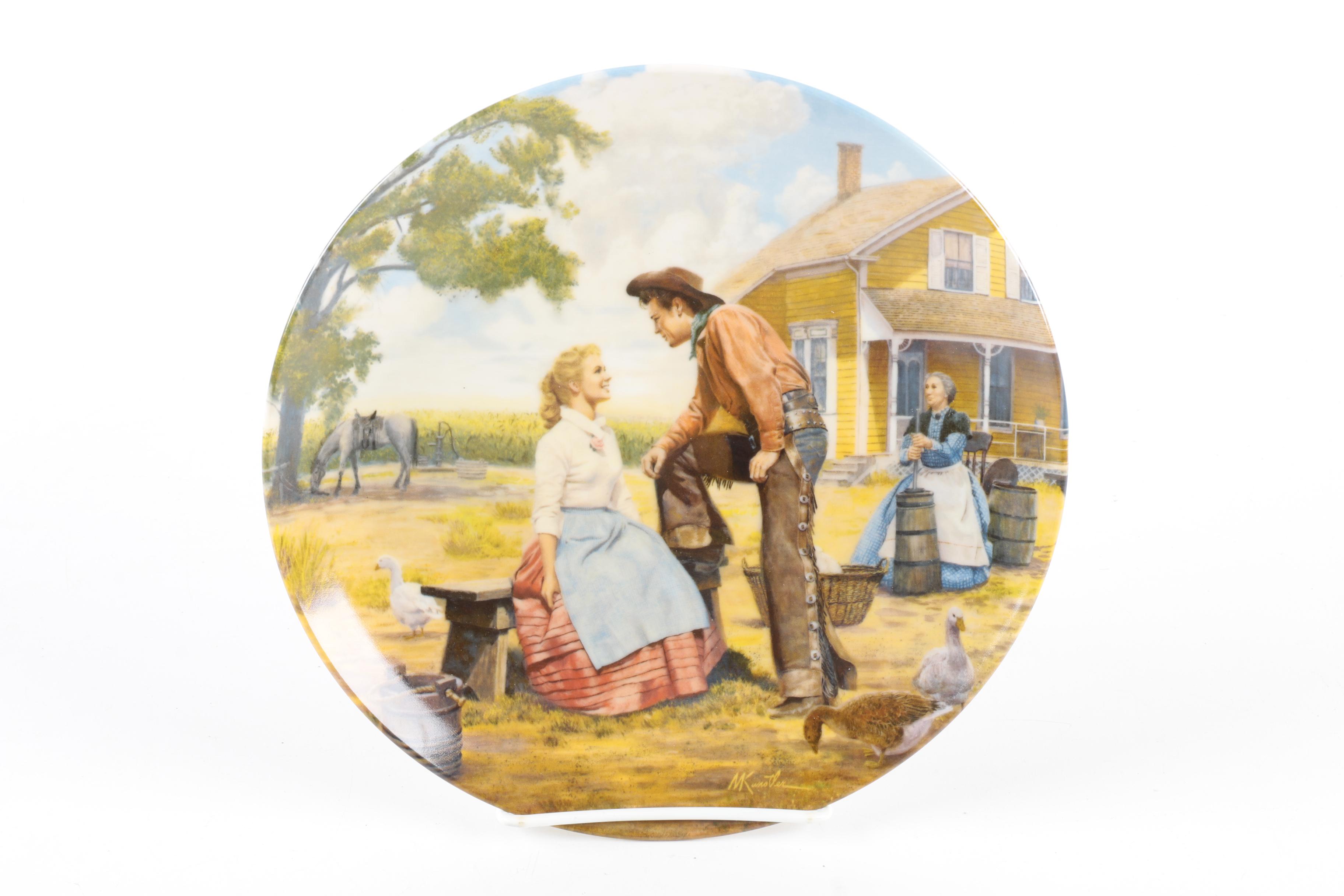 Assortment of Collectors Plates With COA