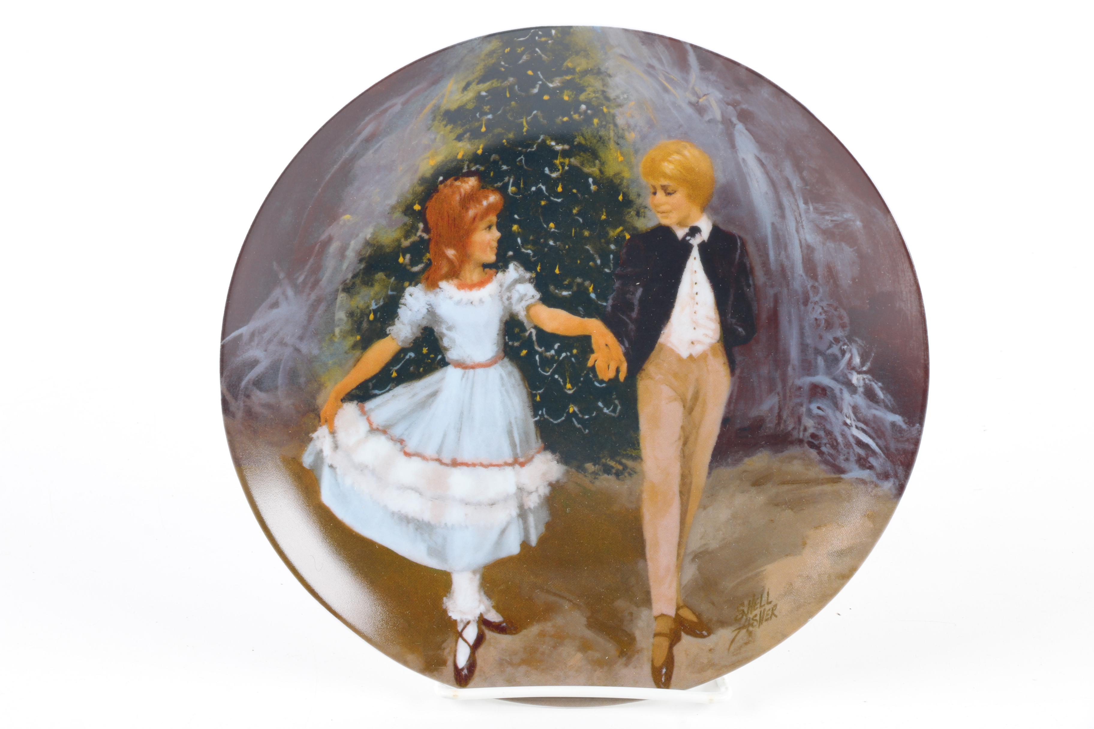 Assortment of Collectors Plates With COA