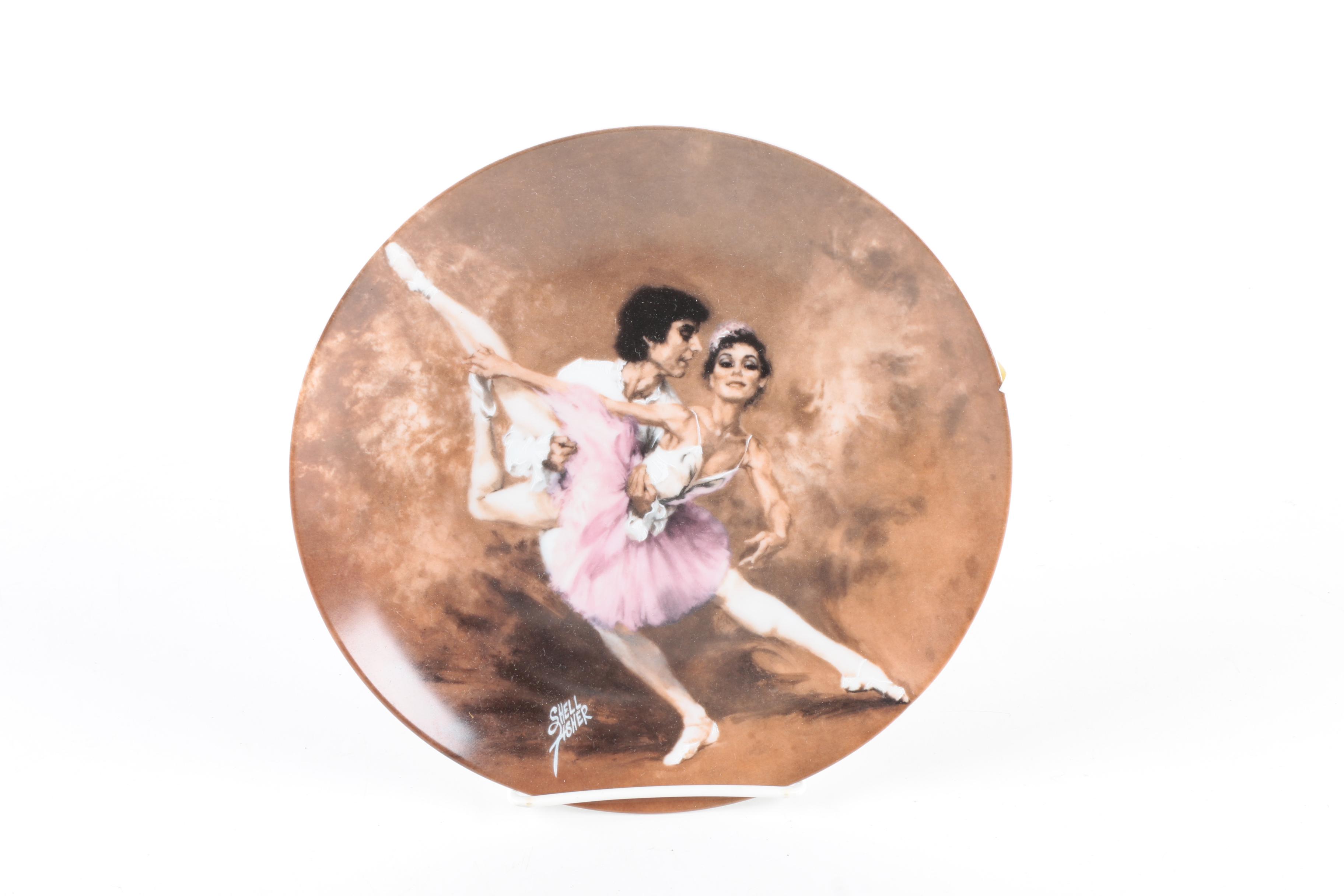 Assortment of Collectors Plates With COA