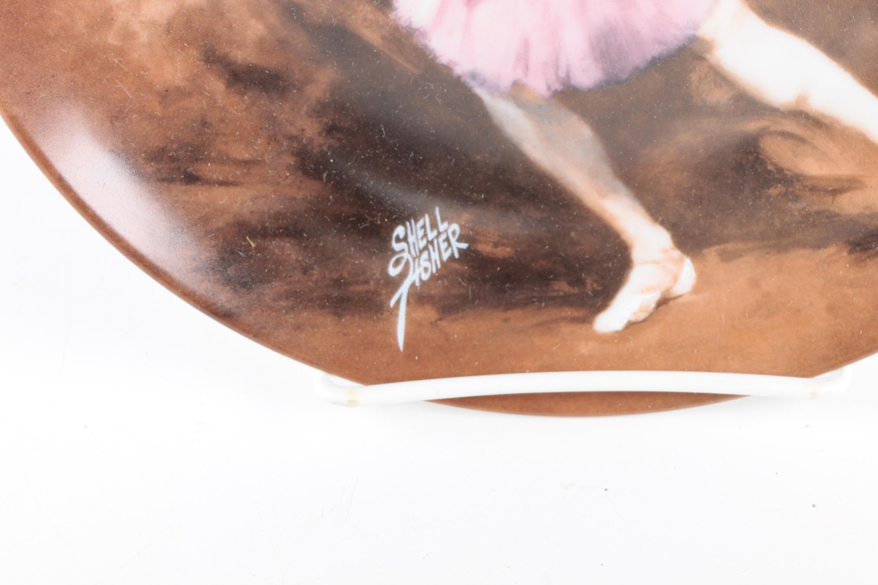 Assortment of Collectors Plates With COA