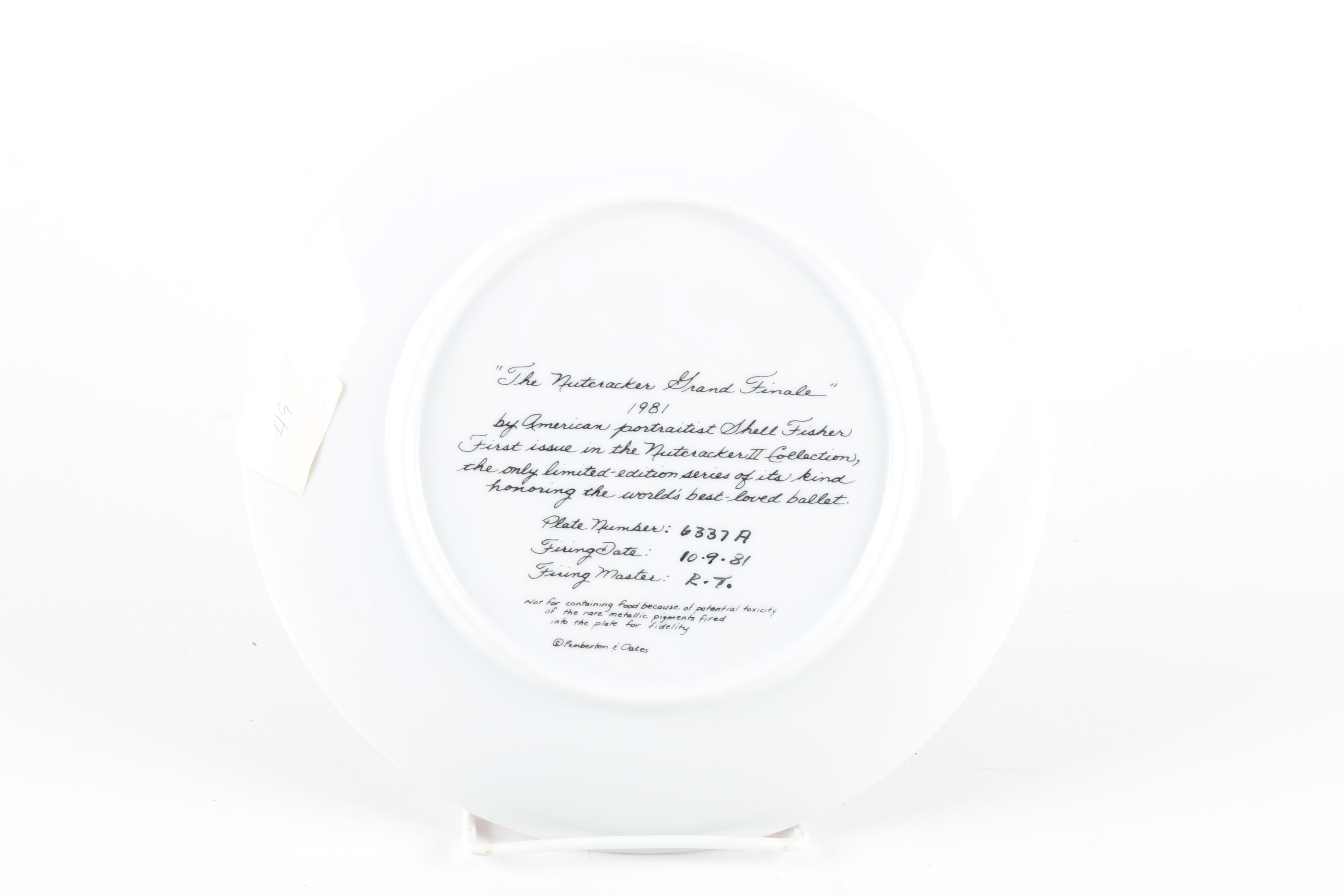 Assortment of Collectors Plates With COA