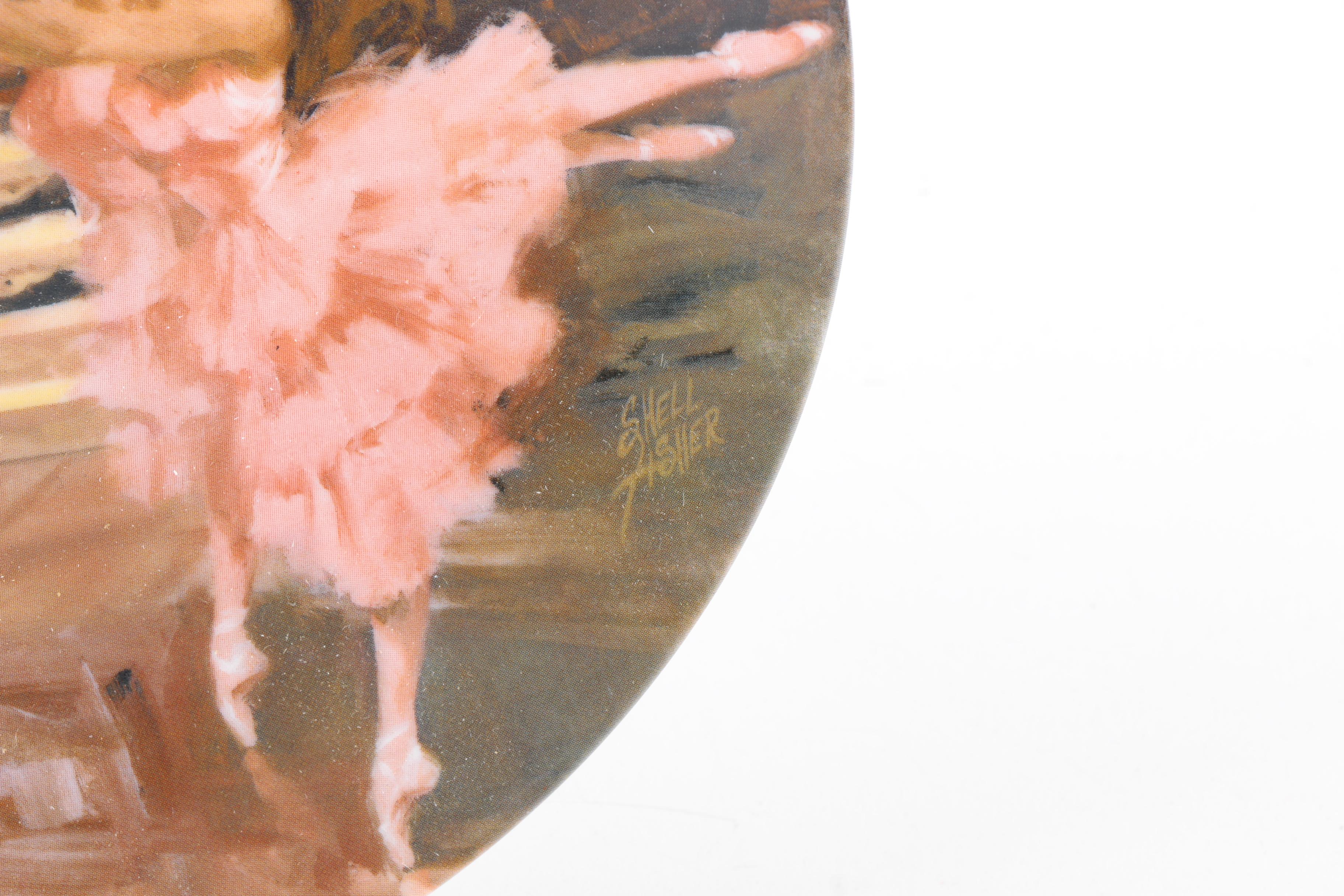 Assortment of Collectors Plates With COA