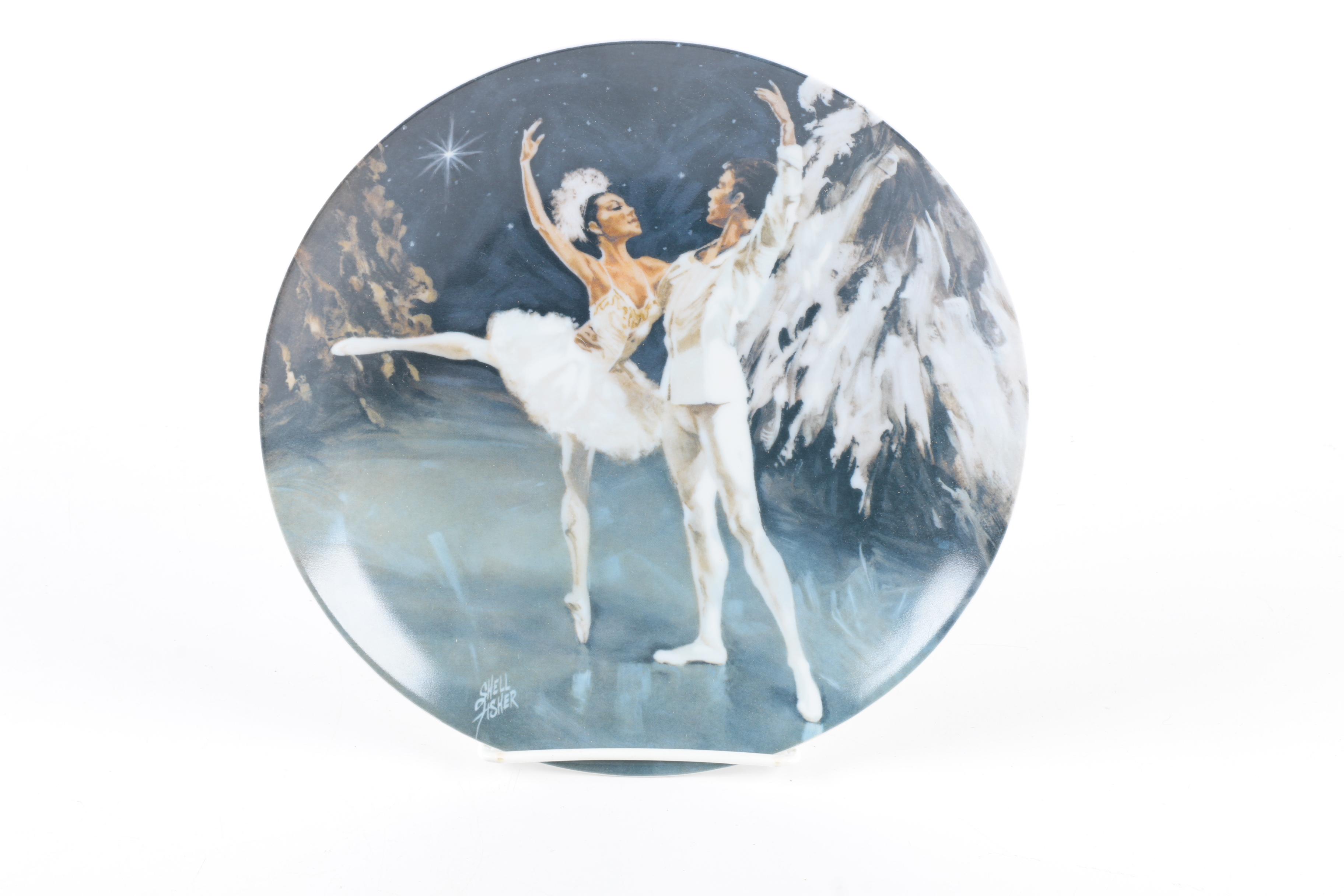 Assortment of Collectors Plates With COA